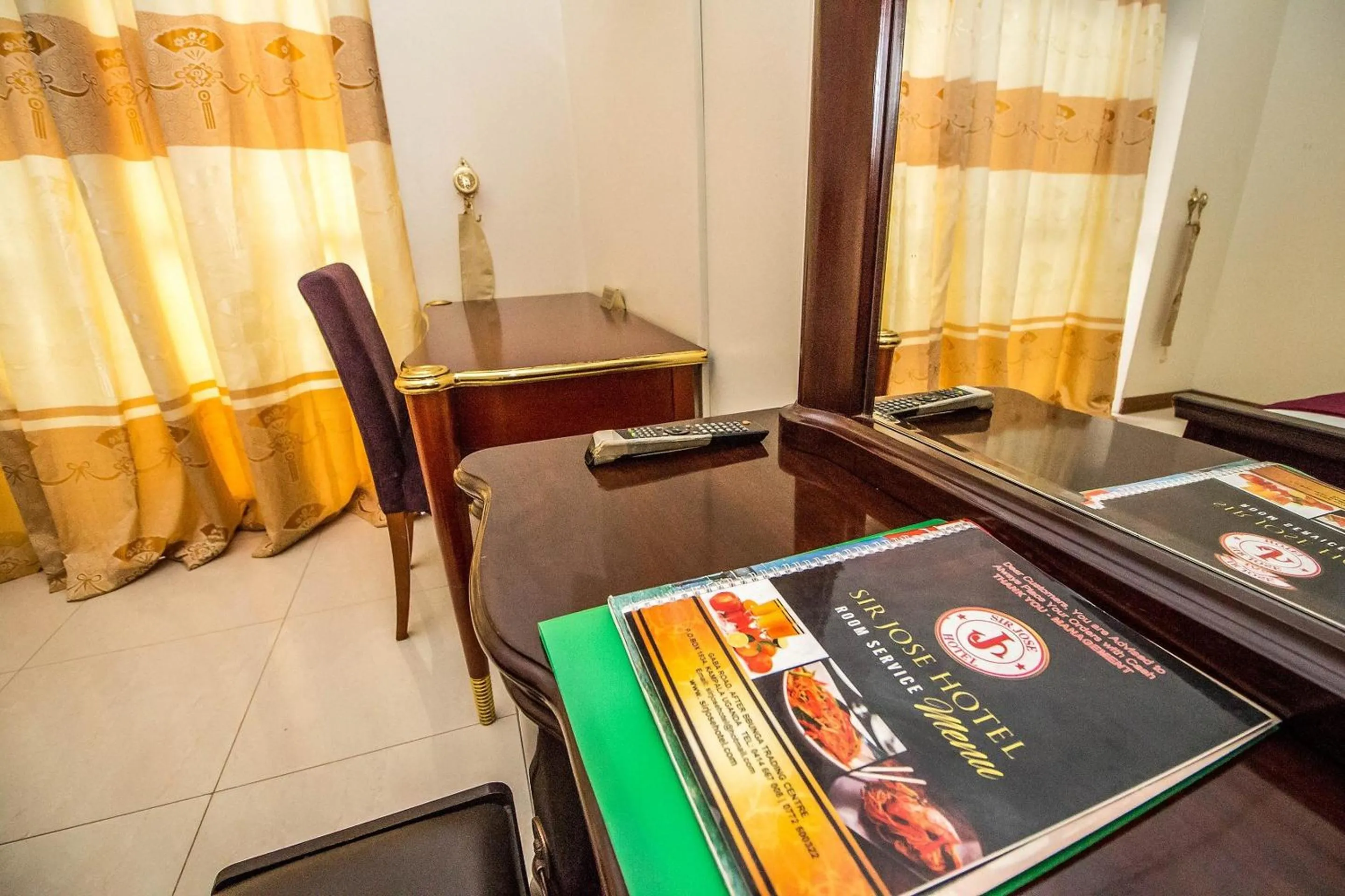 Seating area in Sir Jose Hotel