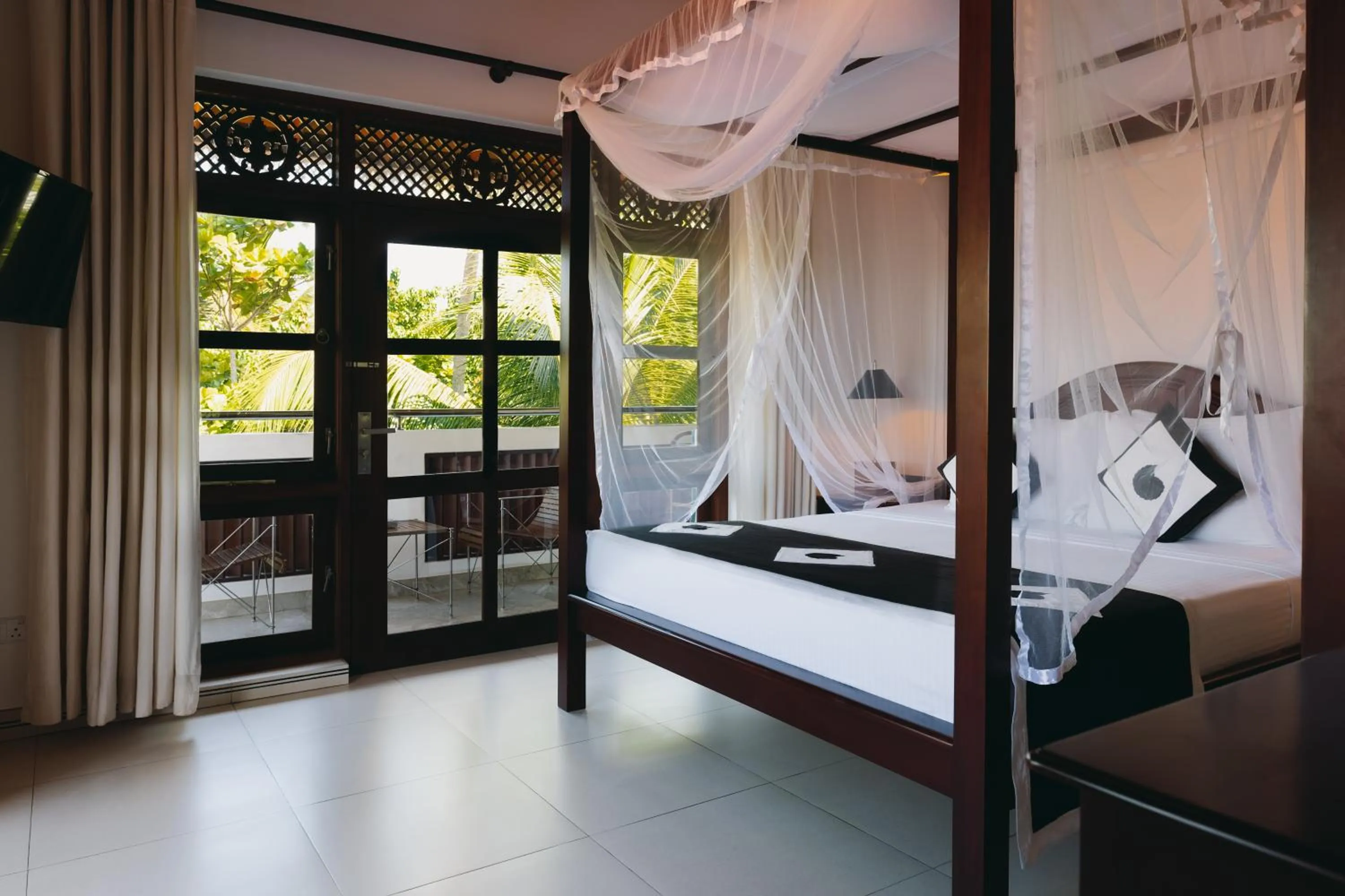 Bed in Amal Beach Hotel