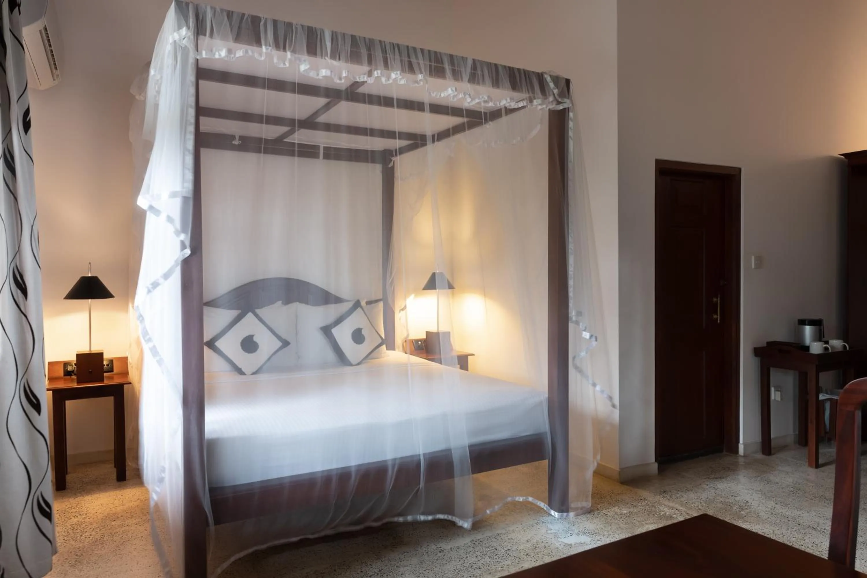 Bed in Amal Beach Hotel