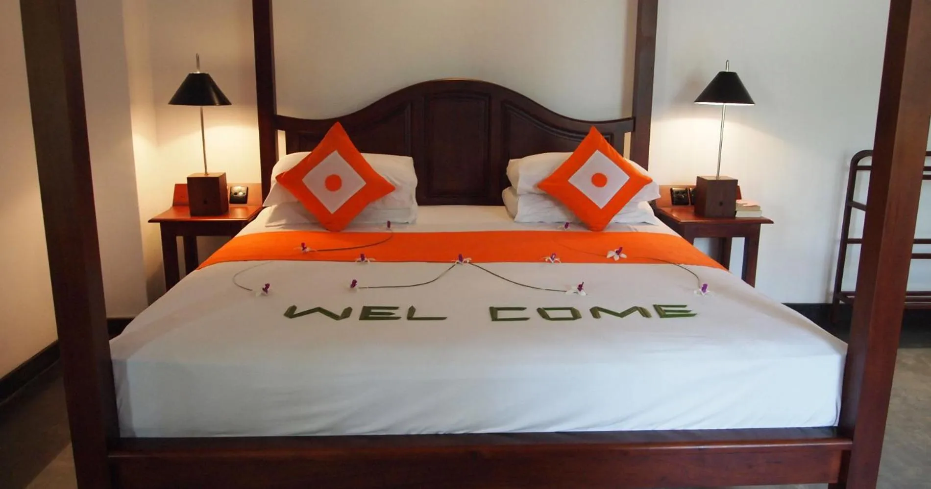 Bed in Amal Beach Hotel