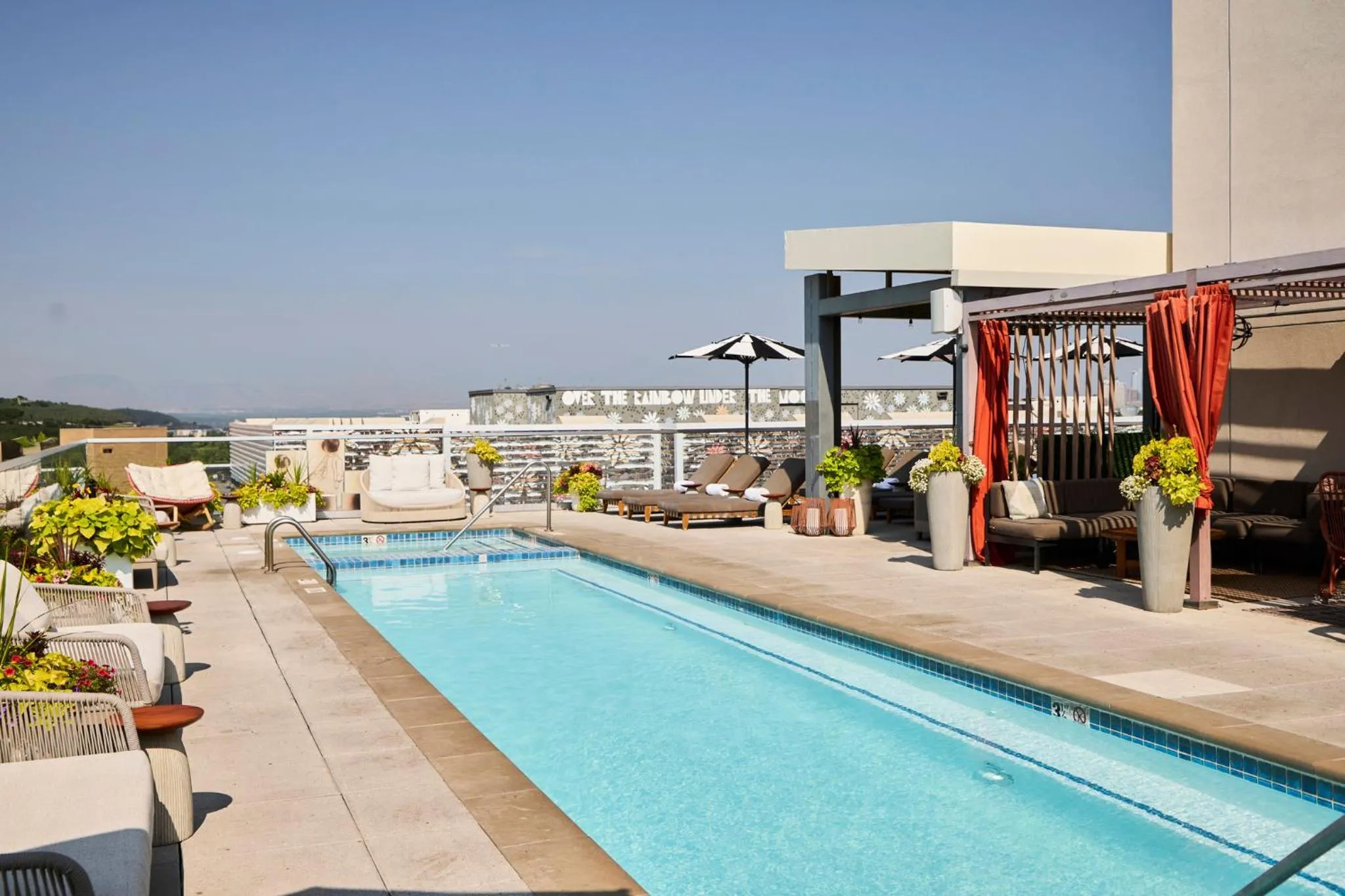 Swimming pool in Halcyon - A Hotel in Cherry Creek