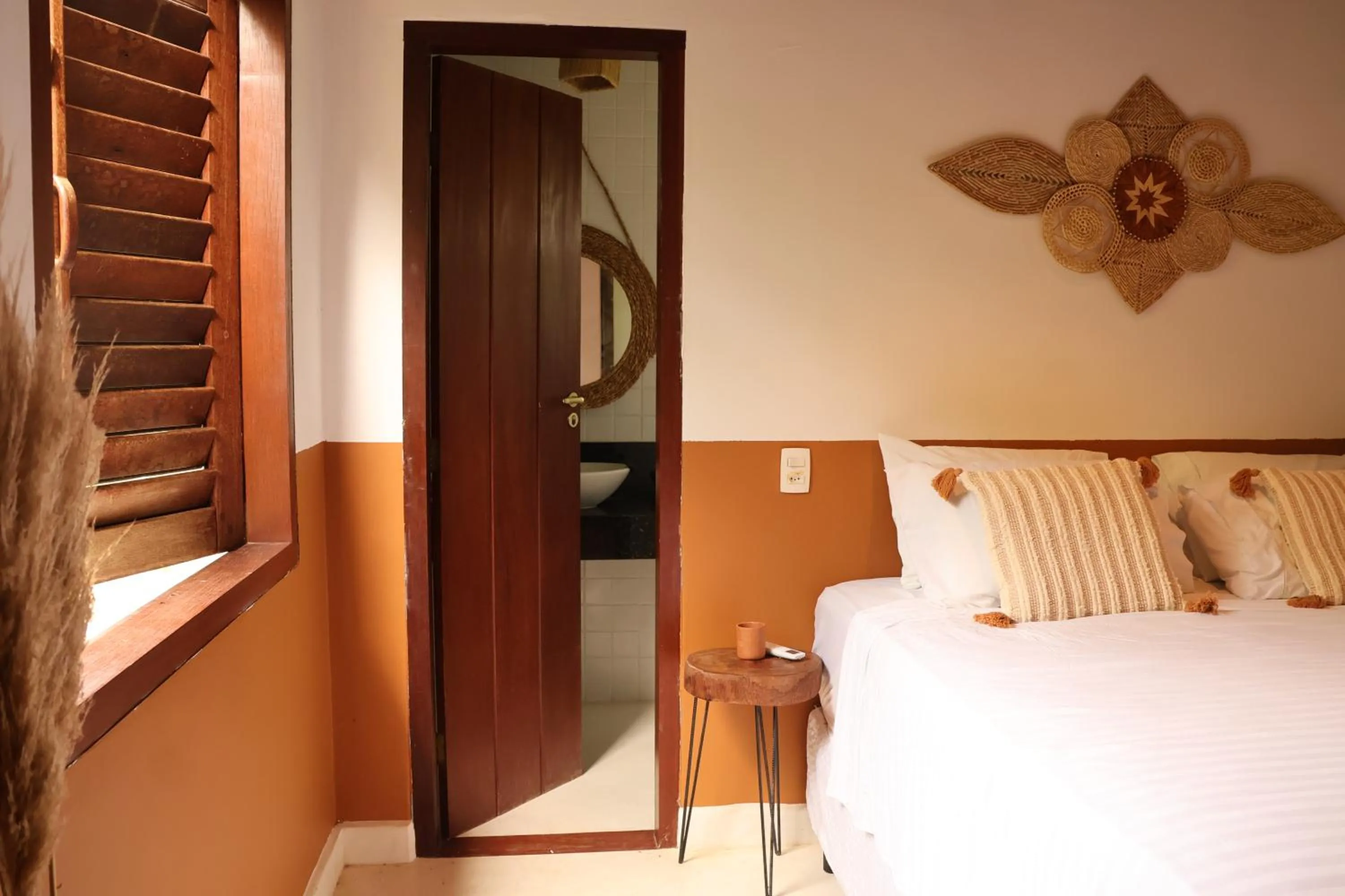 Bed in Villa Prana Trancoso - Vista mar