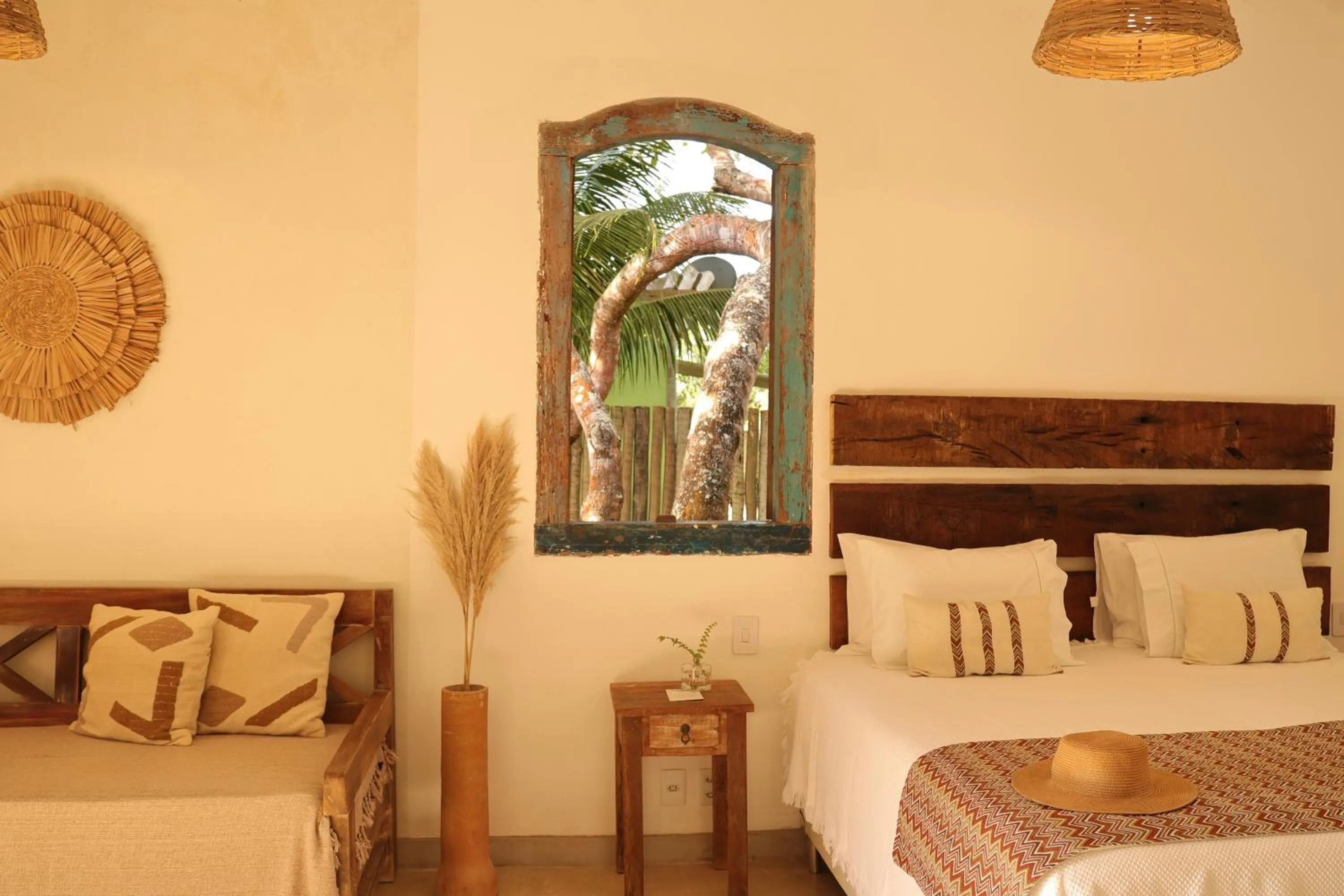 Bed in Villa Prana Trancoso - Vista mar