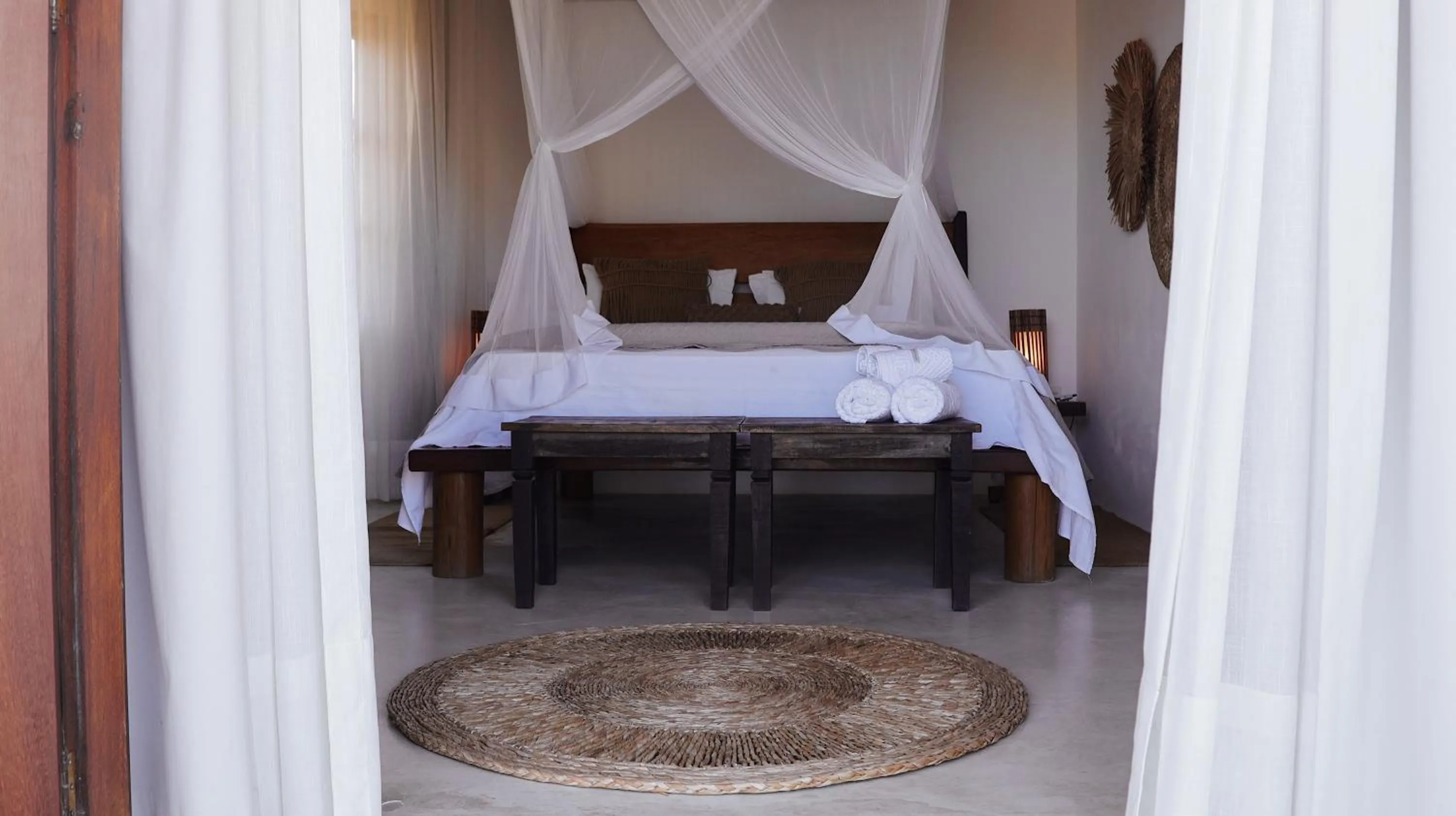 Bed in Villa Prana Trancoso - Vista mar