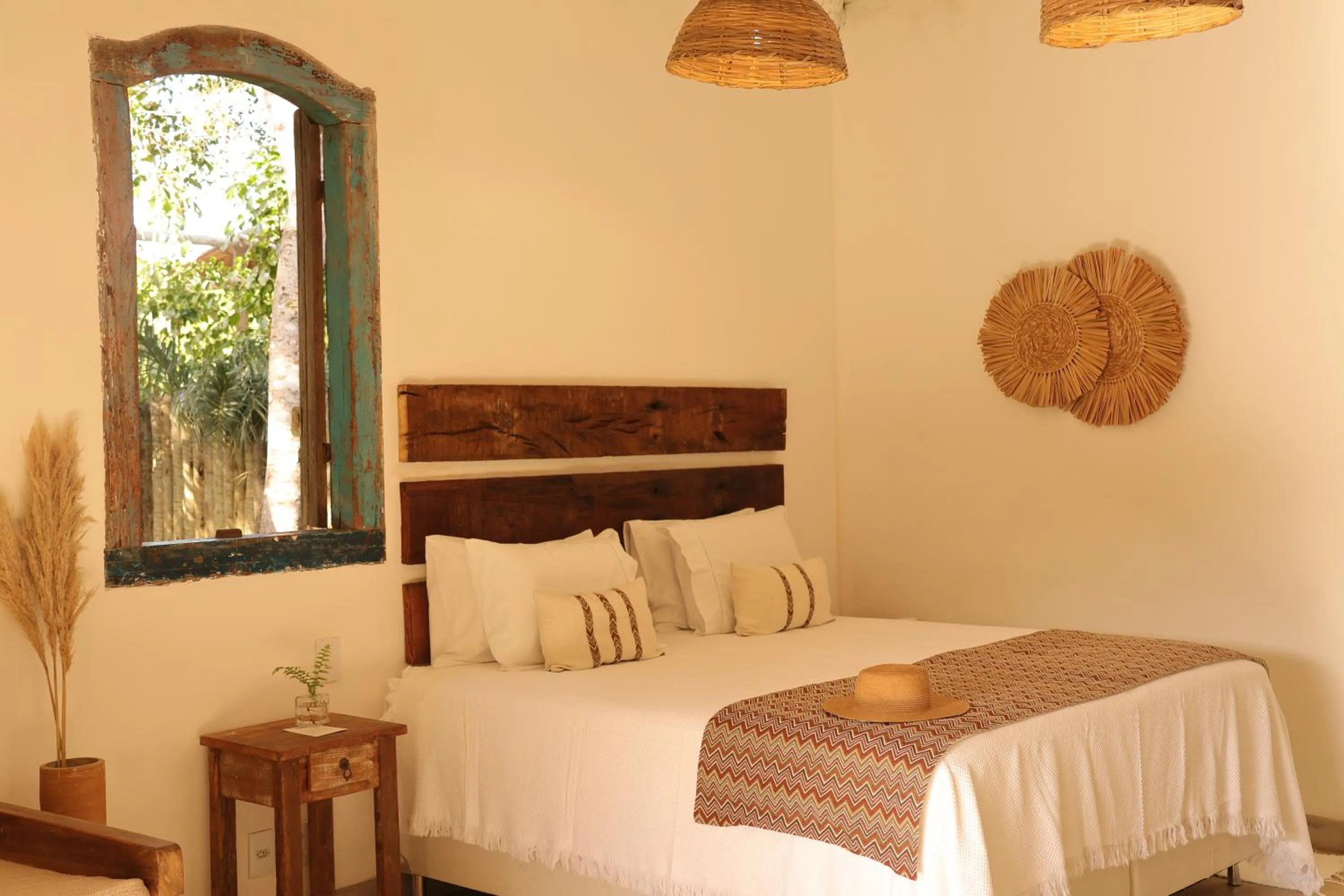 Bed in Villa Prana Trancoso - Vista mar