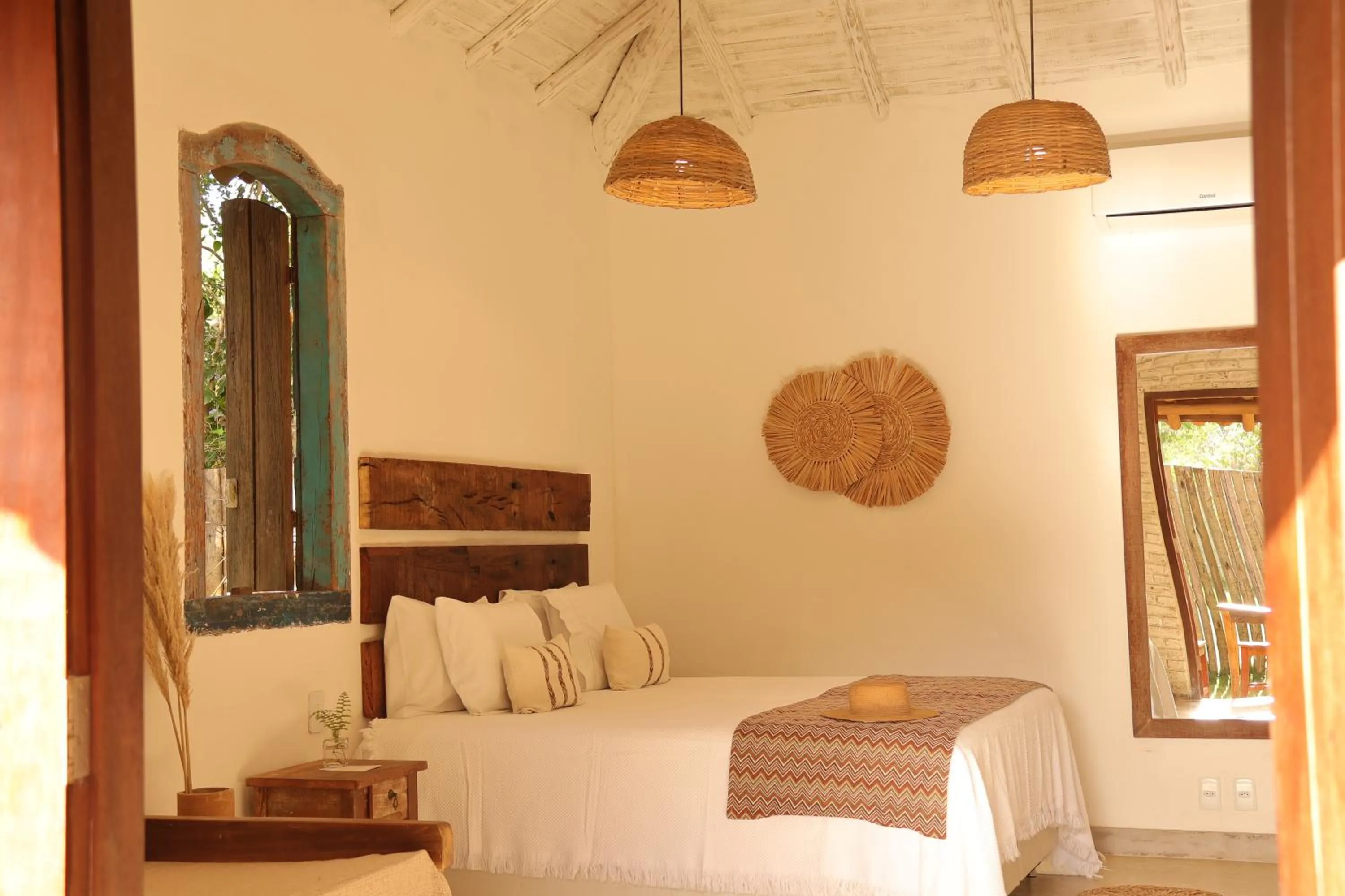 Bed in Villa Prana Trancoso - Vista mar