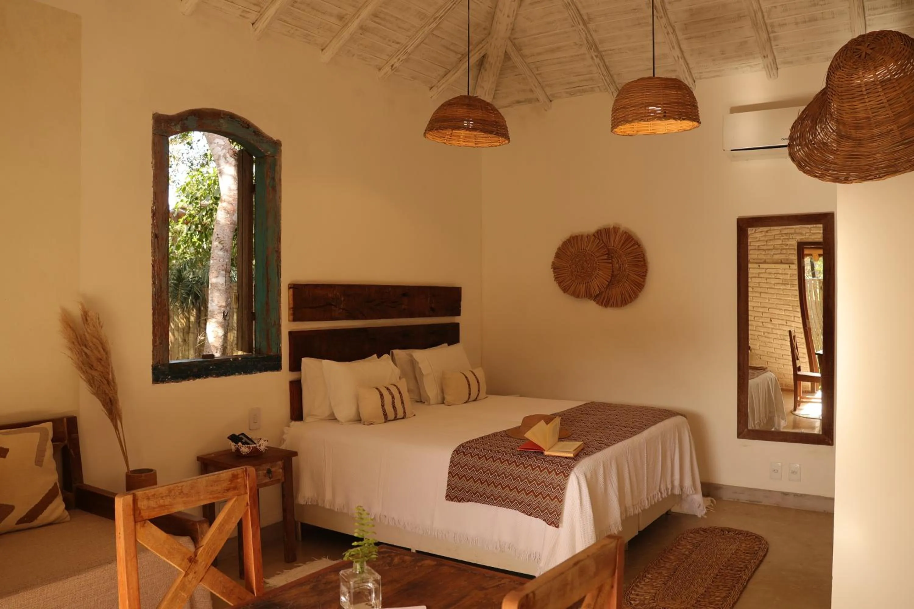 Bed in Villa Prana Trancoso - Vista mar