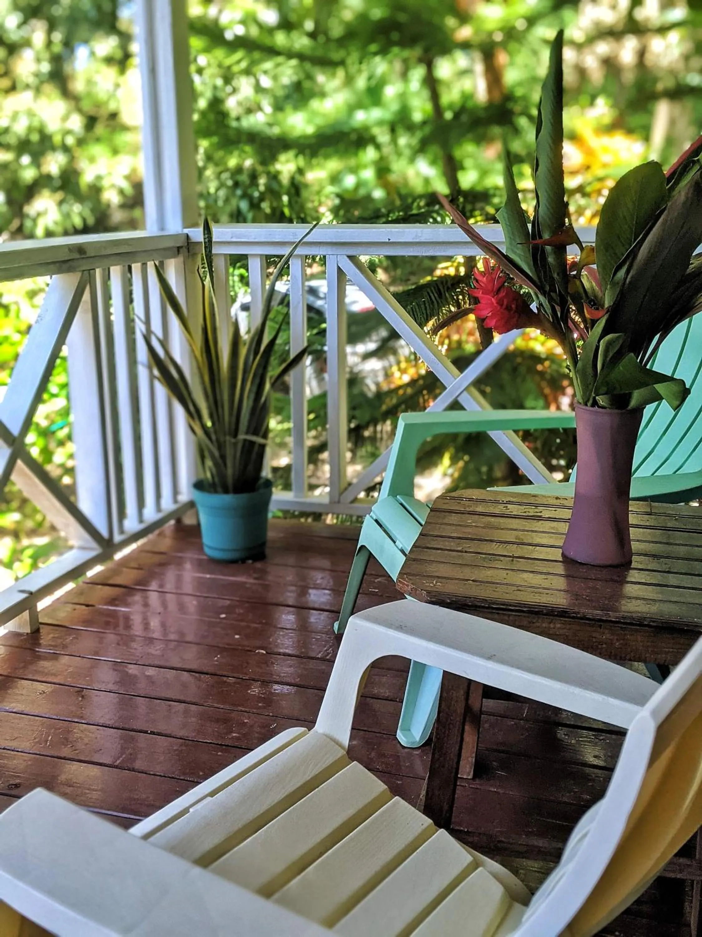 Balcony/Terrace in Seaside Inn Roatan