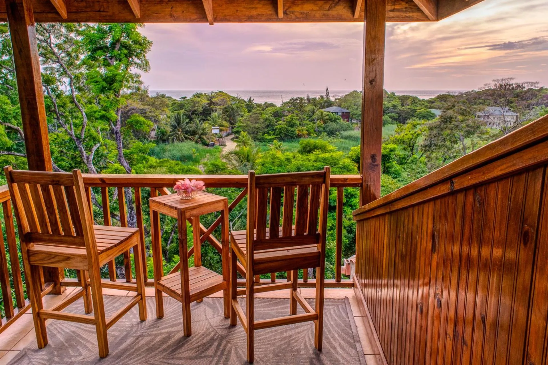 Balcony/Terrace in Seaside Inn Roatan