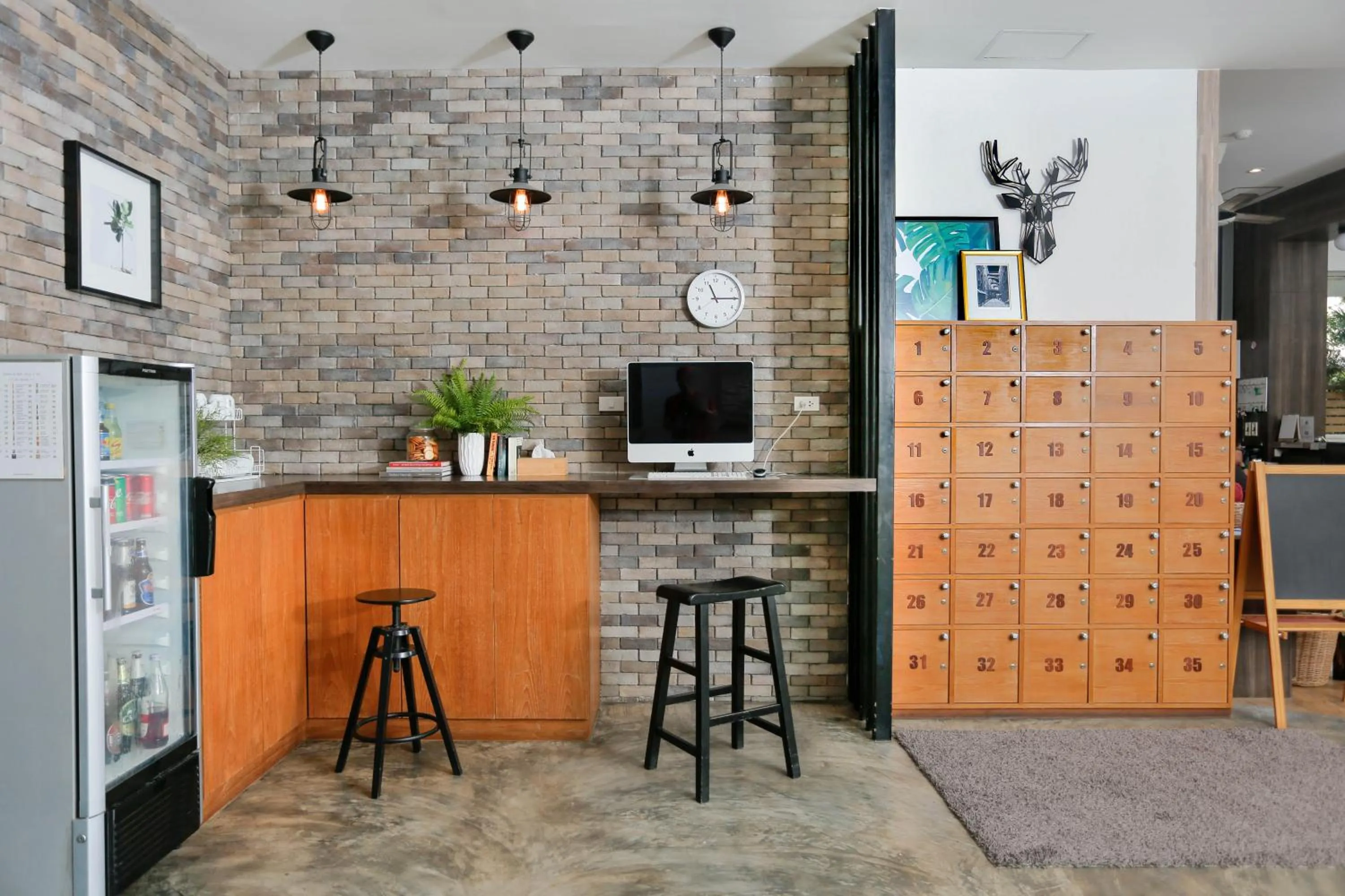 Lobby or reception in The Corner Lodge