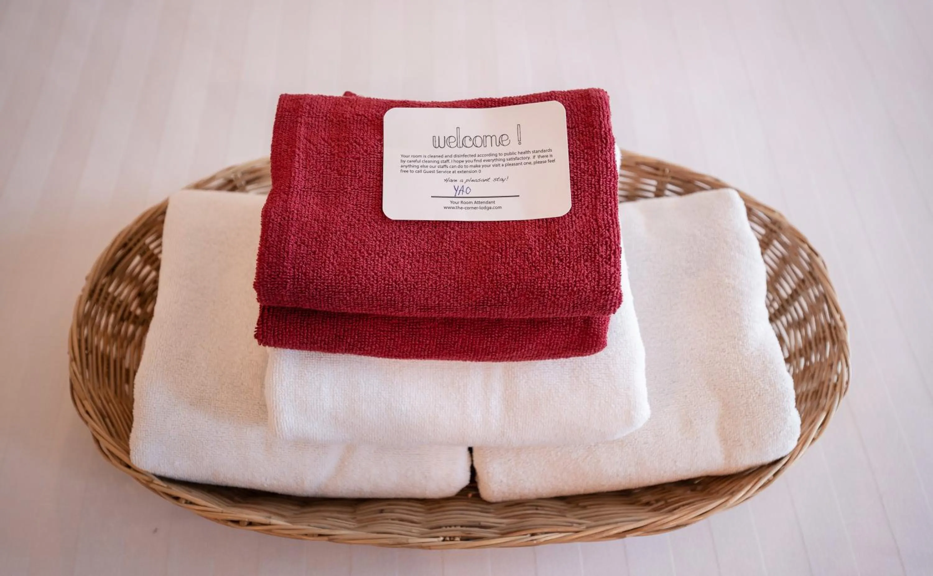 towels in The Corner Lodge