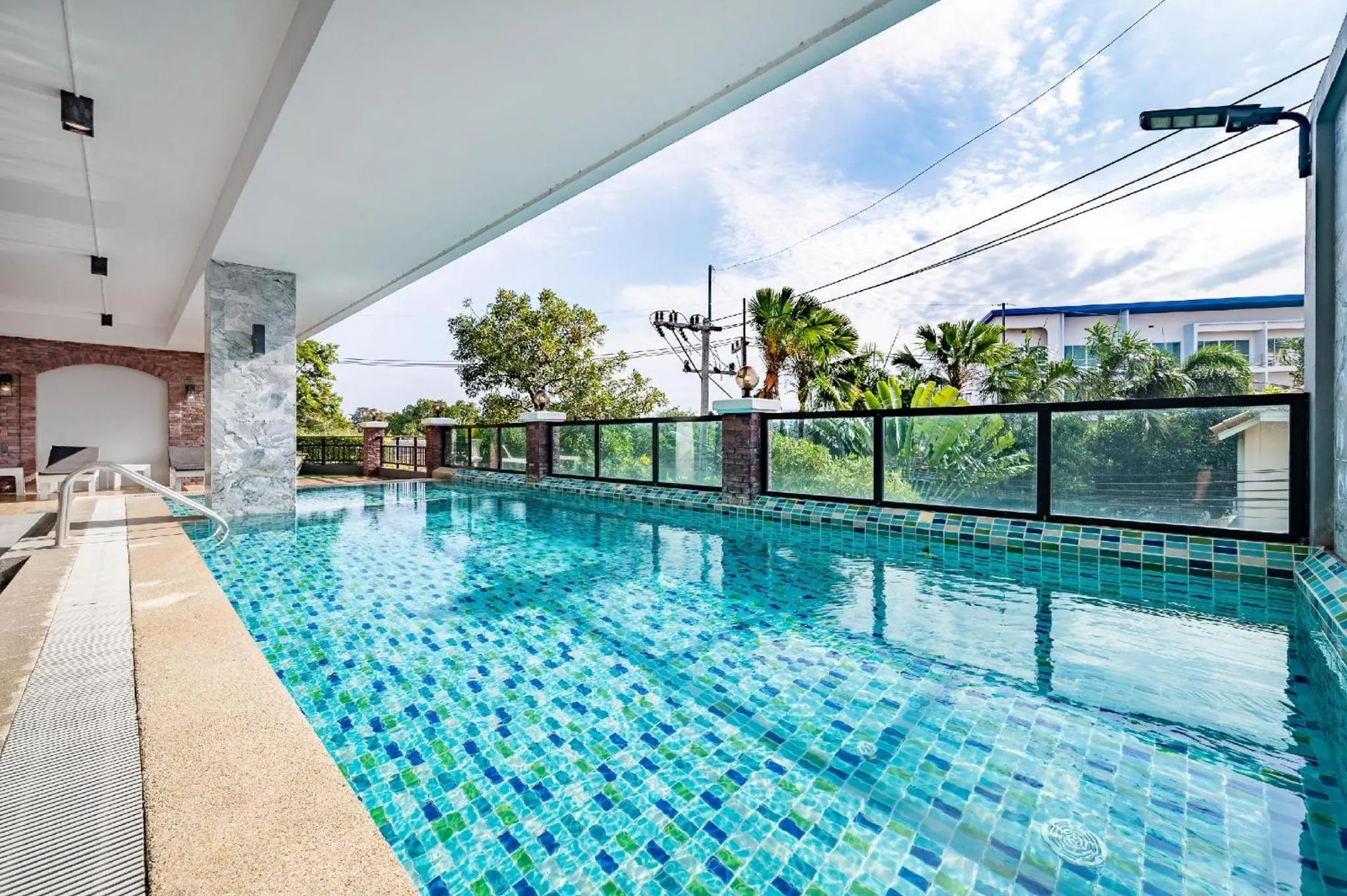 Swimming pool in The Corner Lodge