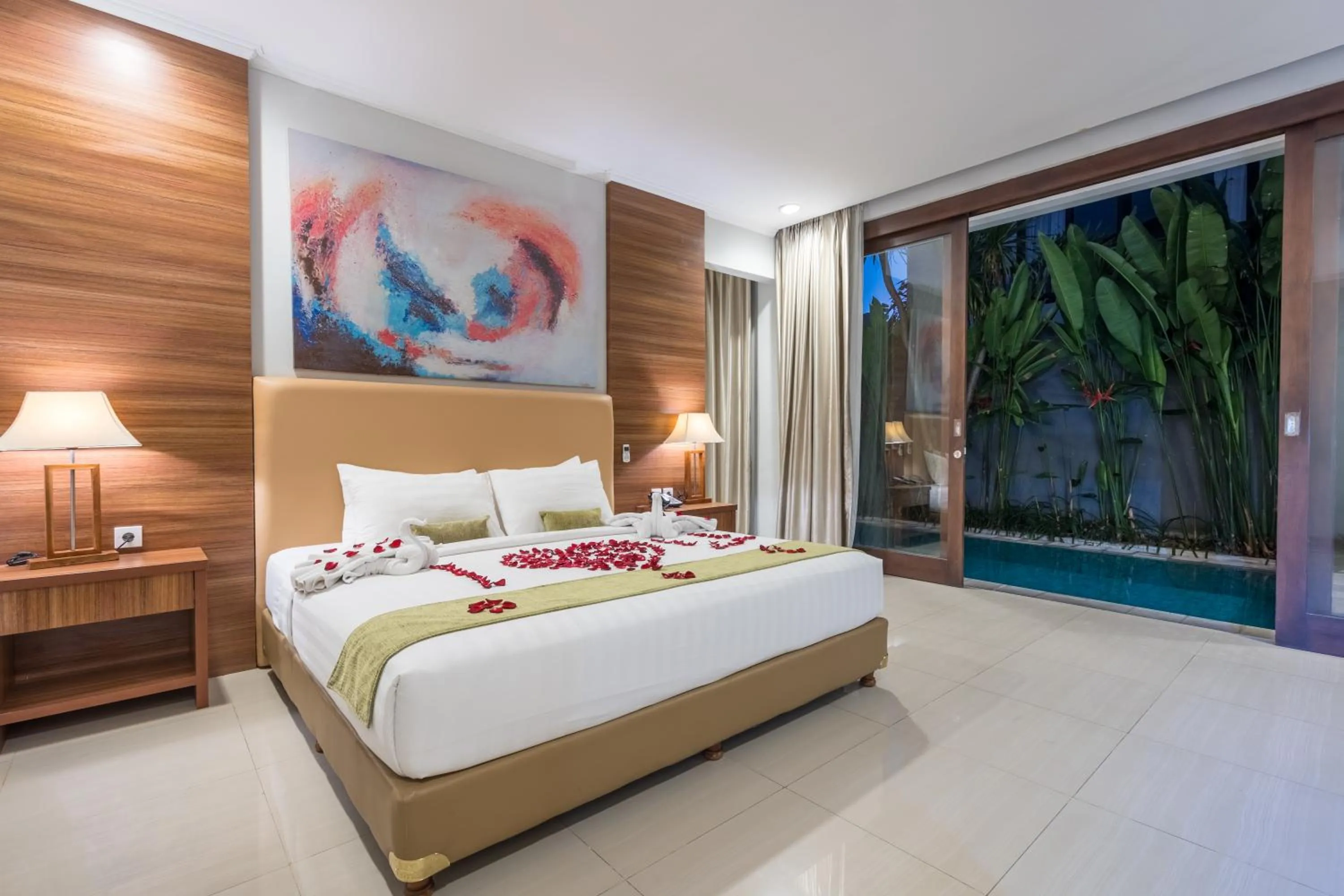 Bed in Sotis Villas