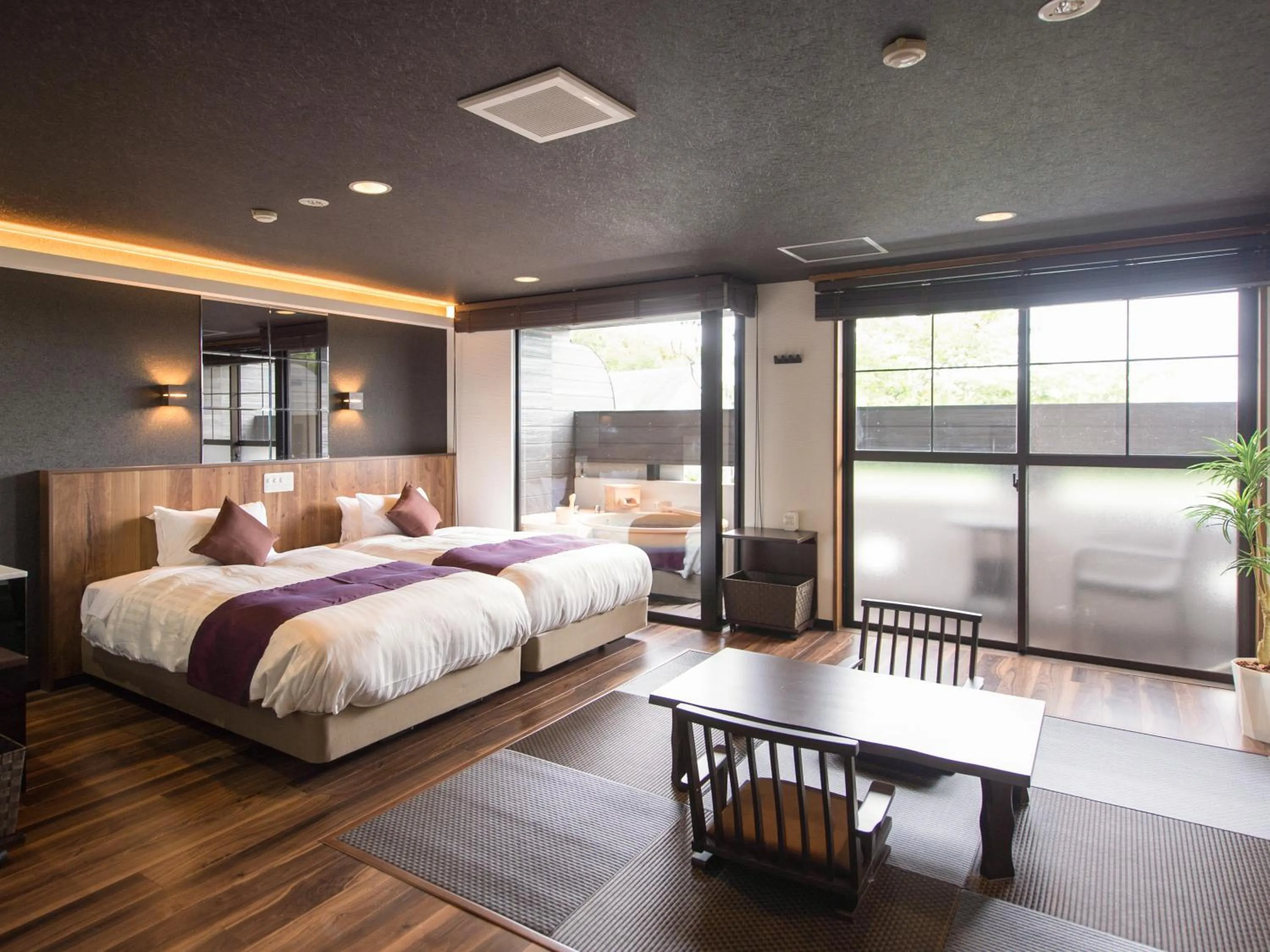 Photo of the whole room, Bed in LiVEMAX RESORT Aki Miyahama Onsen