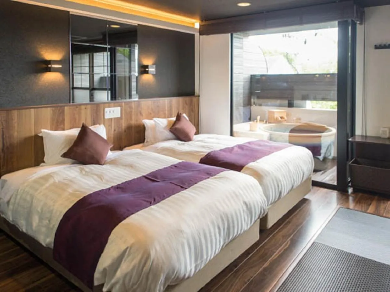 Photo of the whole room, Bed in LiVEMAX RESORT Aki Miyahama Onsen