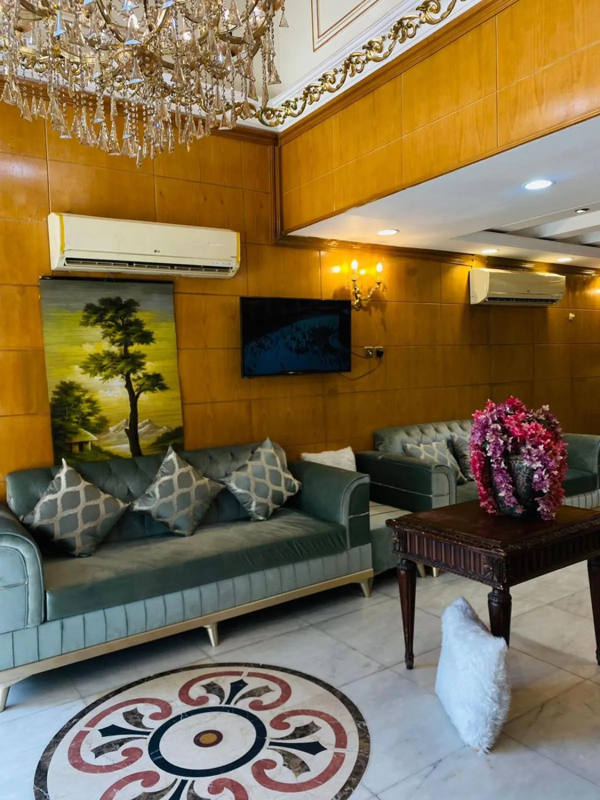 Seating area in Hamad Saif Batal Hotel