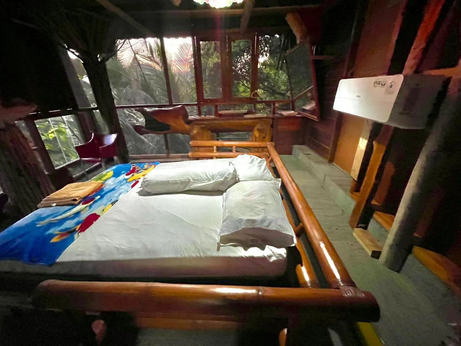 Bed in Karang Aji Beach Villa