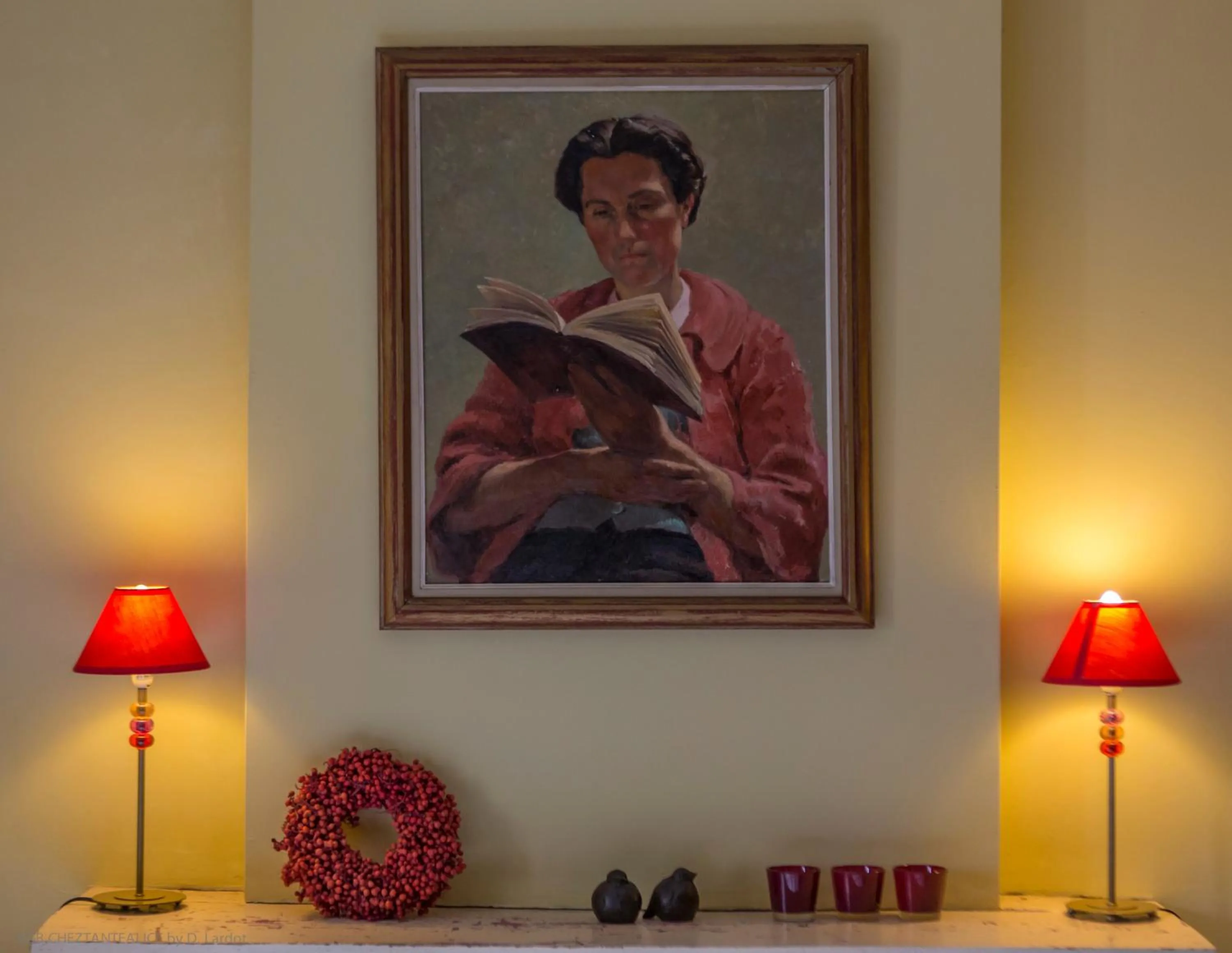 Decorative detail in B&B Chez tante Alice