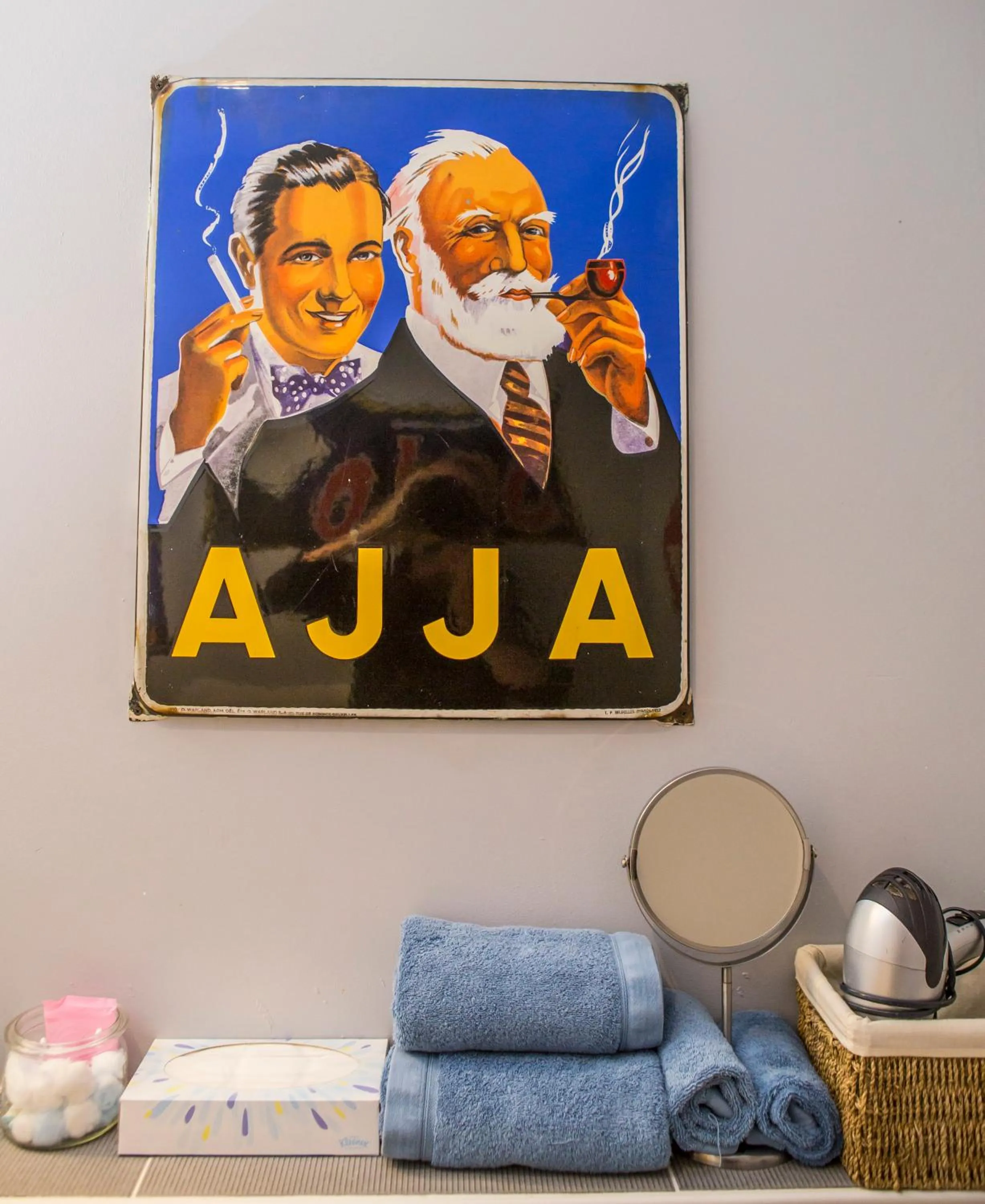 Decorative detail in B&B Chez tante Alice