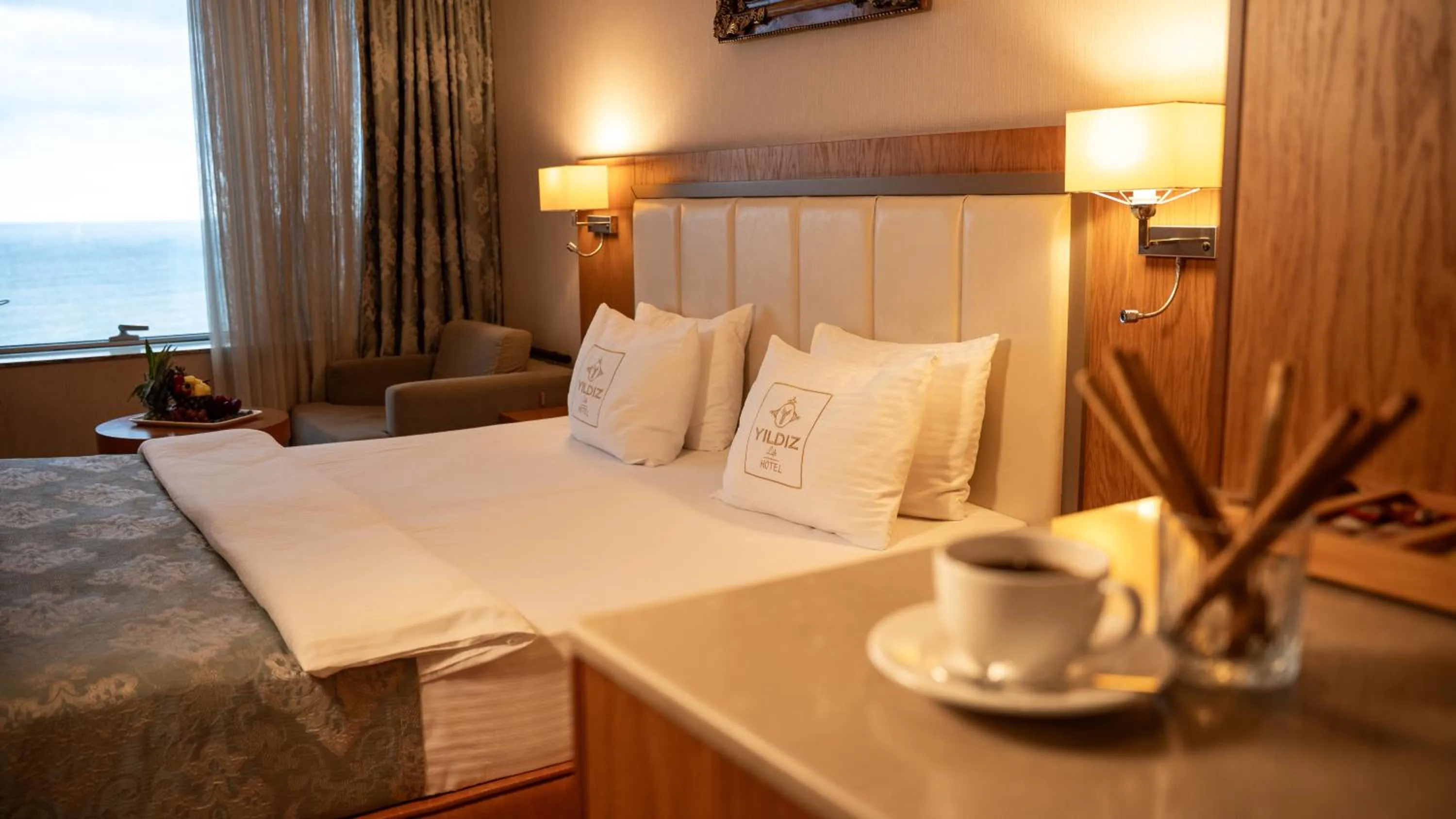 Natural landscape, Bed in Yildiz Life Hotel