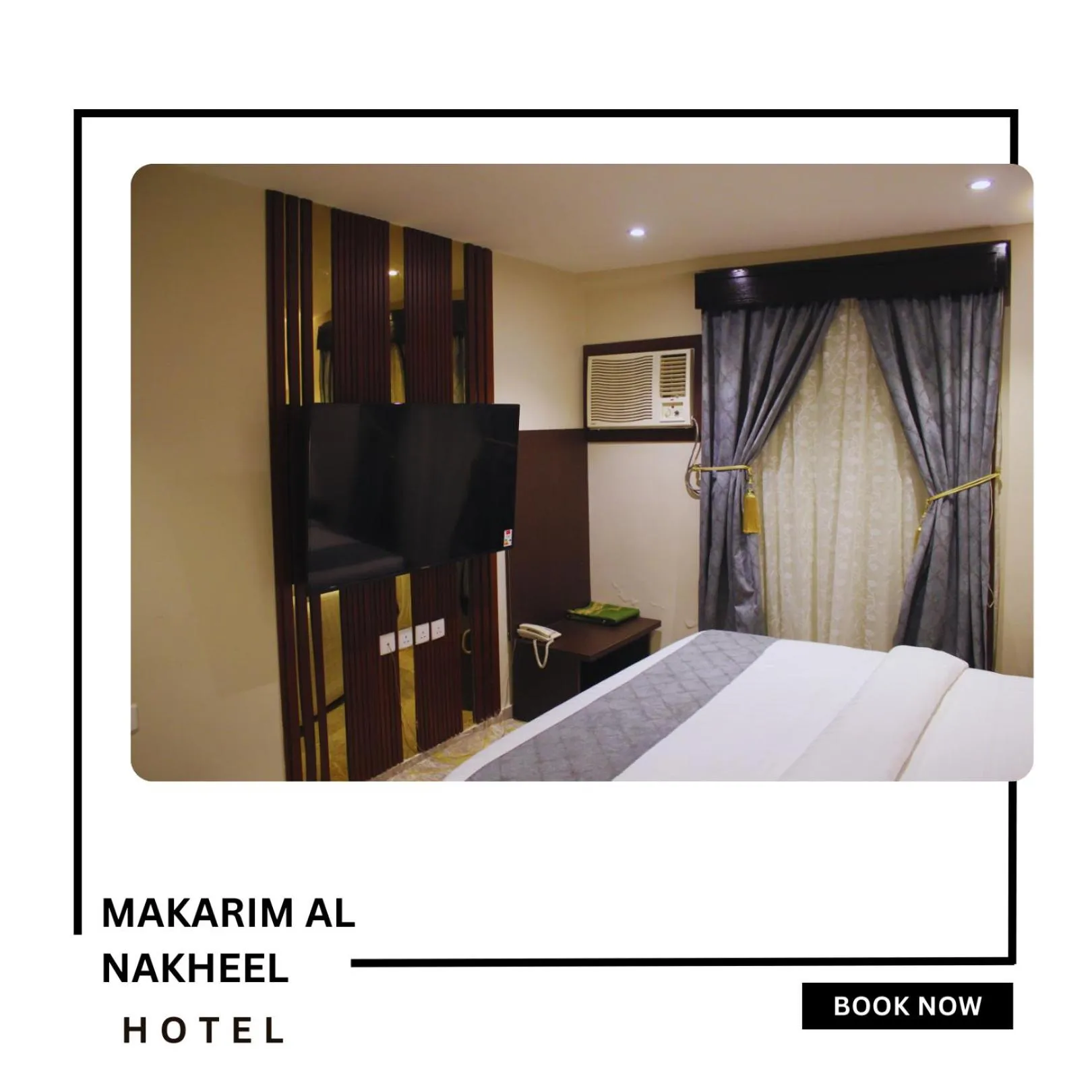 Bed in Makarim Palm Hotel