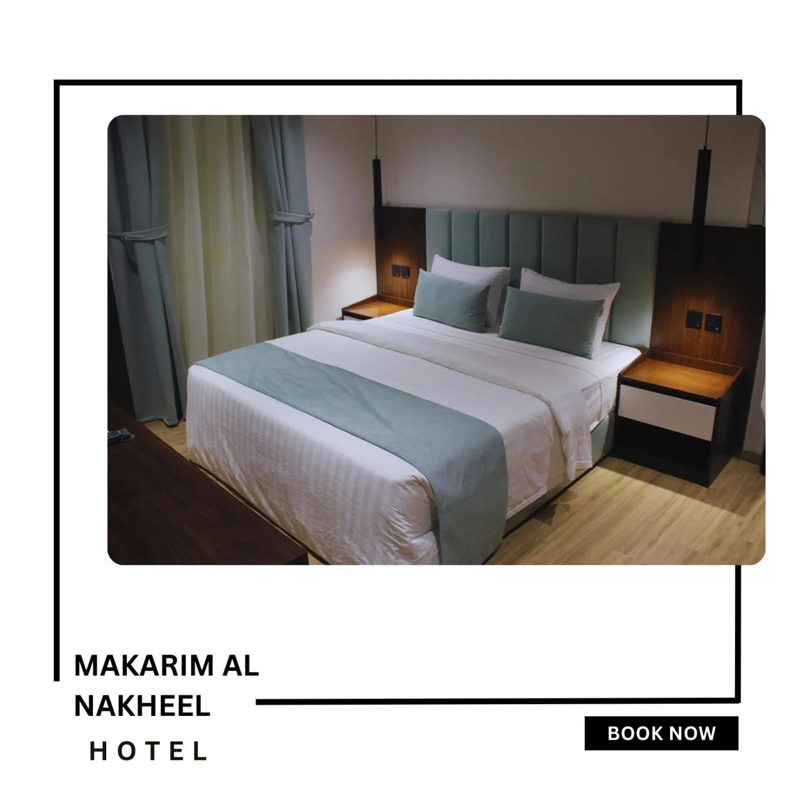 Bed in Makarim Palm Hotel