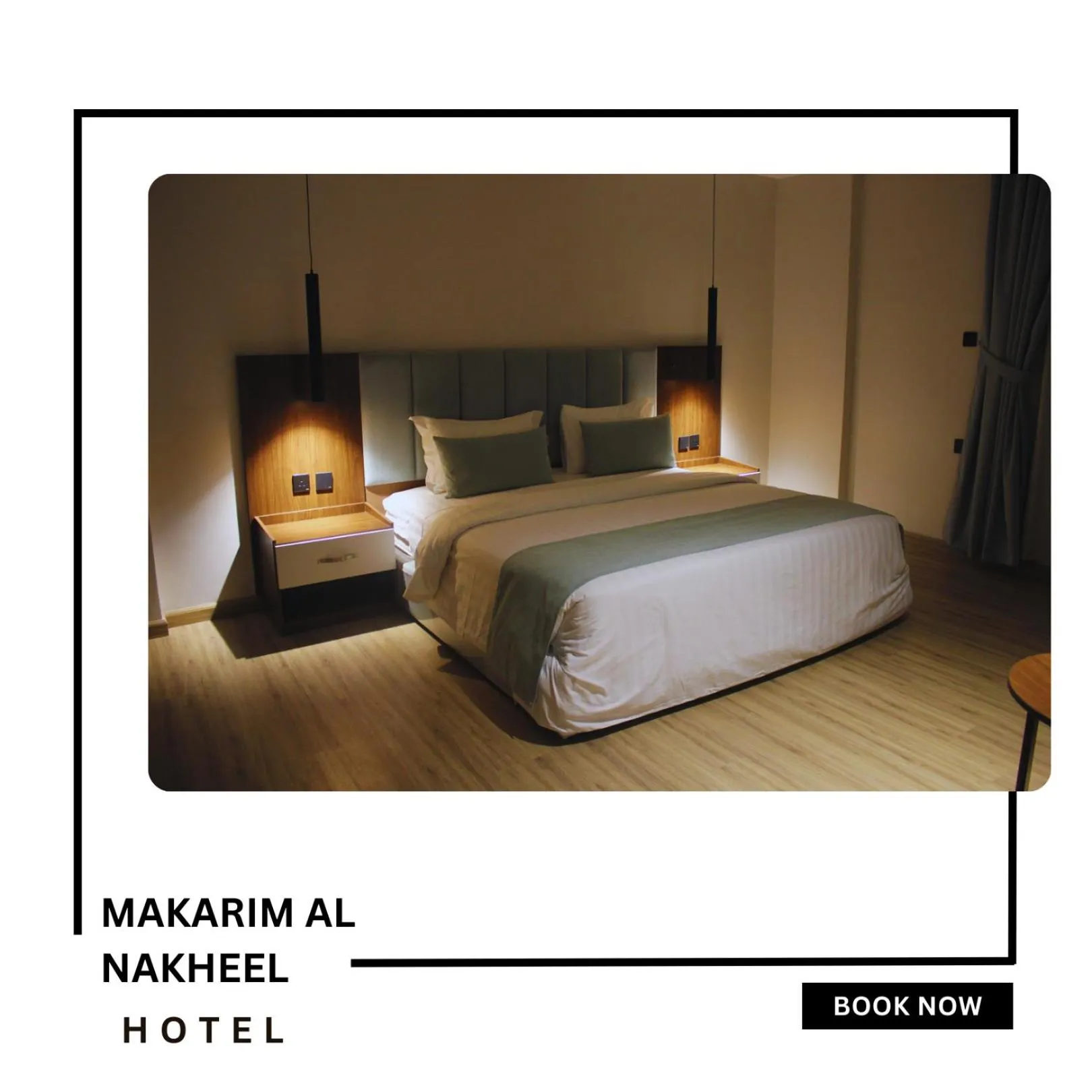 Bed in Makarim Palm Hotel