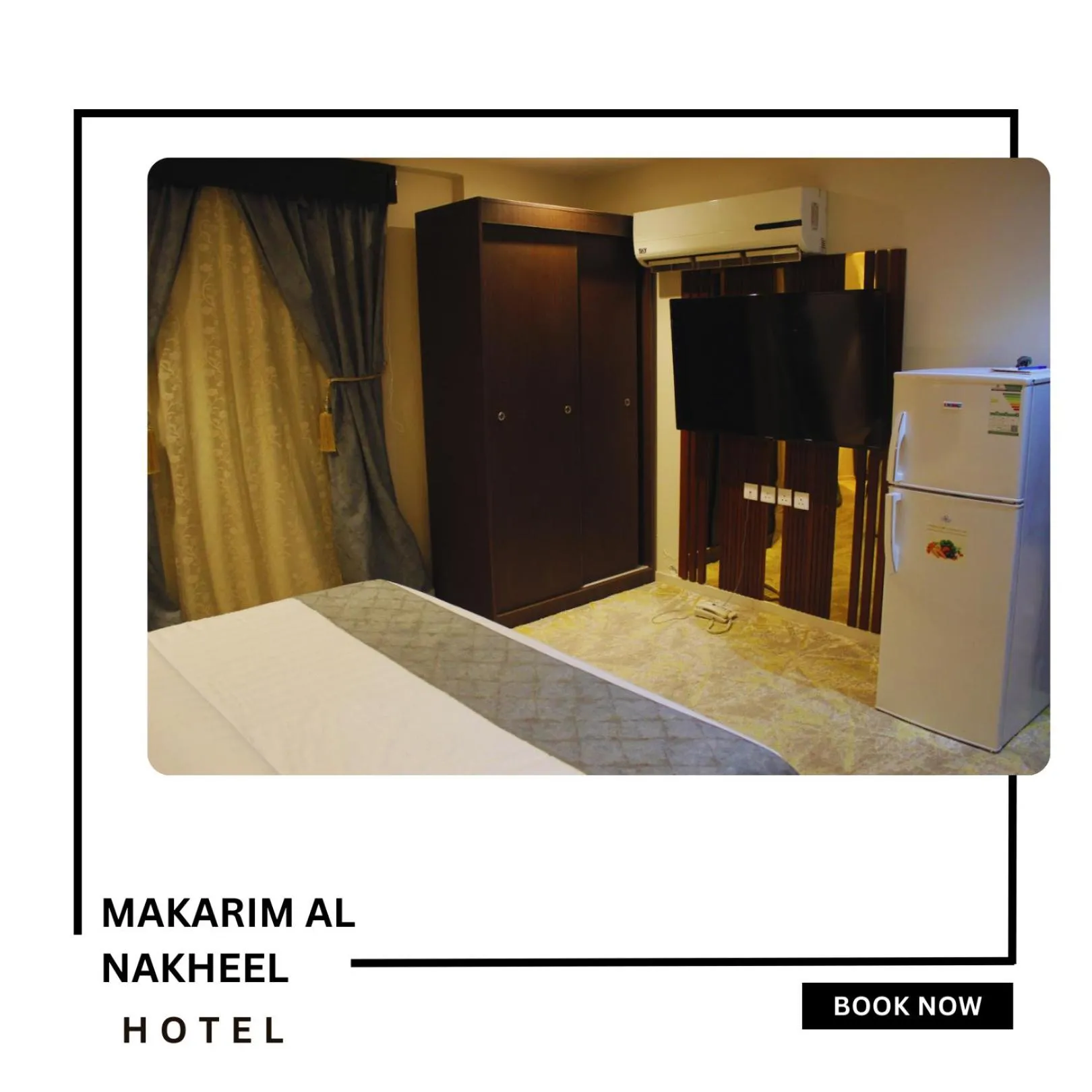 Bed in Makarim Palm Hotel