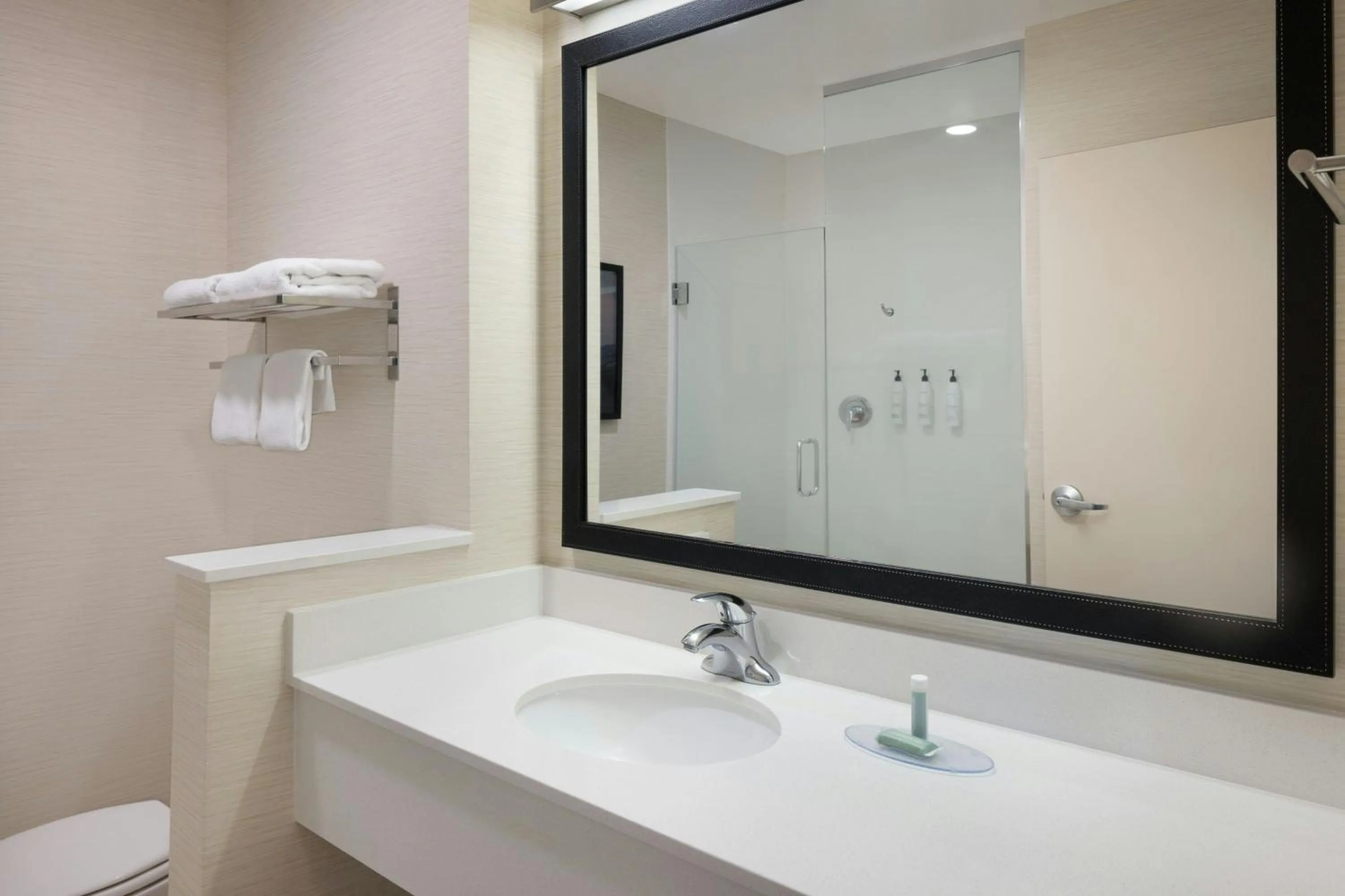 Bathroom in Fairfield Inn & Suites by Marriott Lincoln Southeast