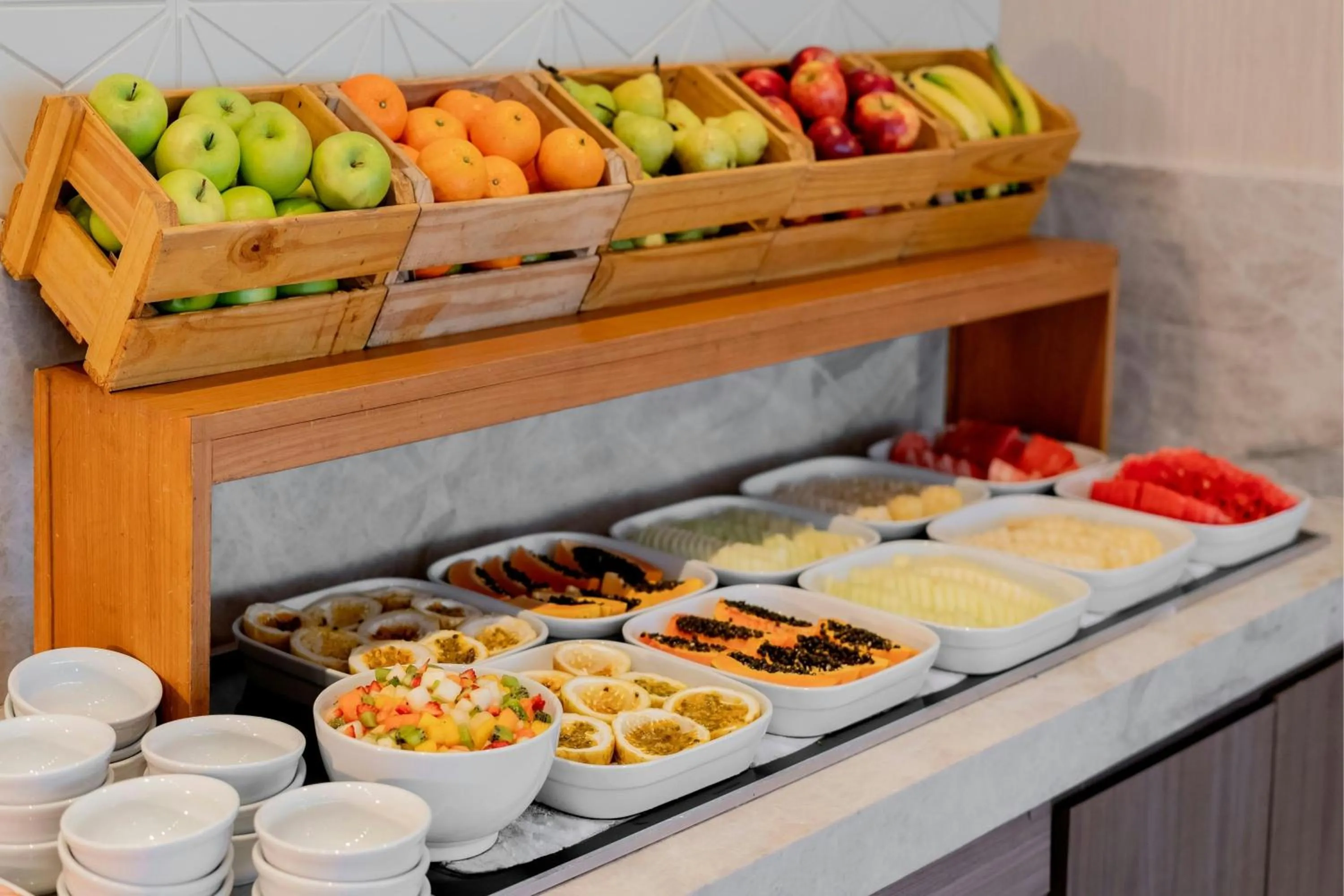 Breakfast in Courtyard by Marriott Rio de Janeiro Barra da Tijuca