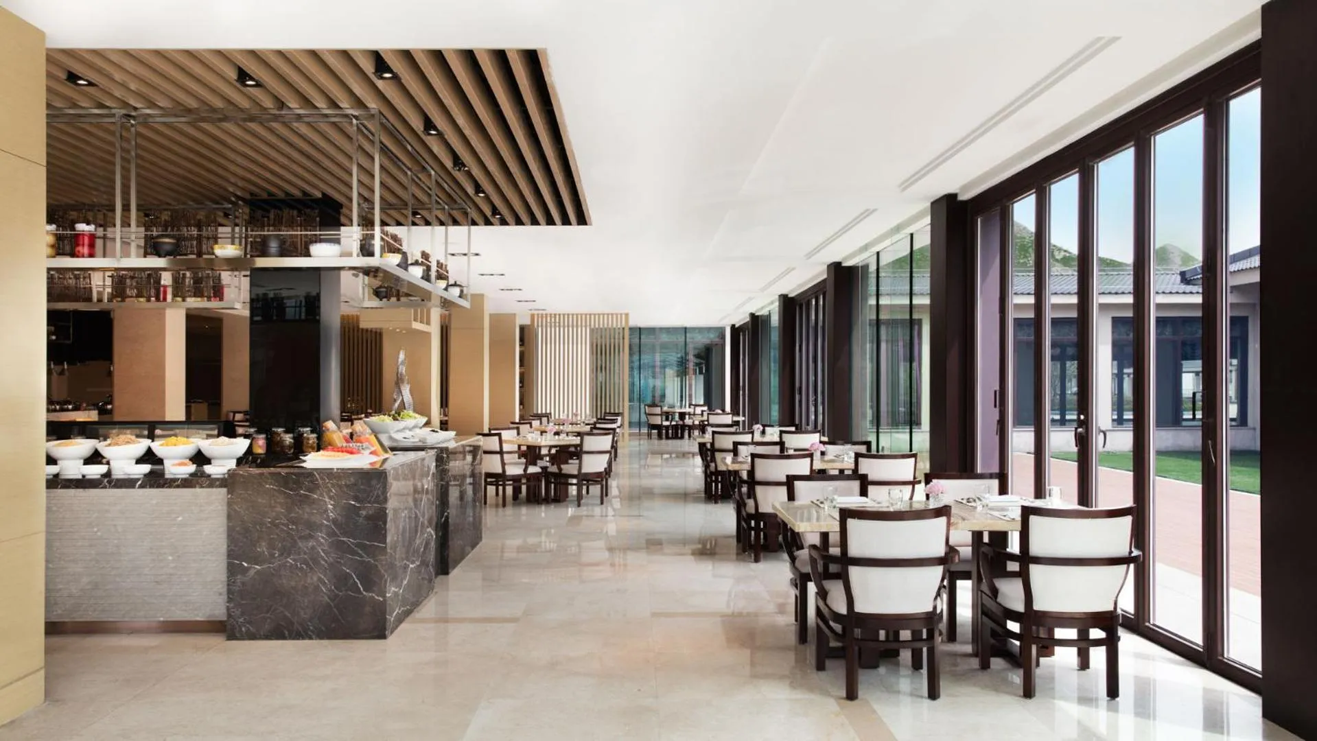 Breakfast in Wutai Mountain Marriott Hotel