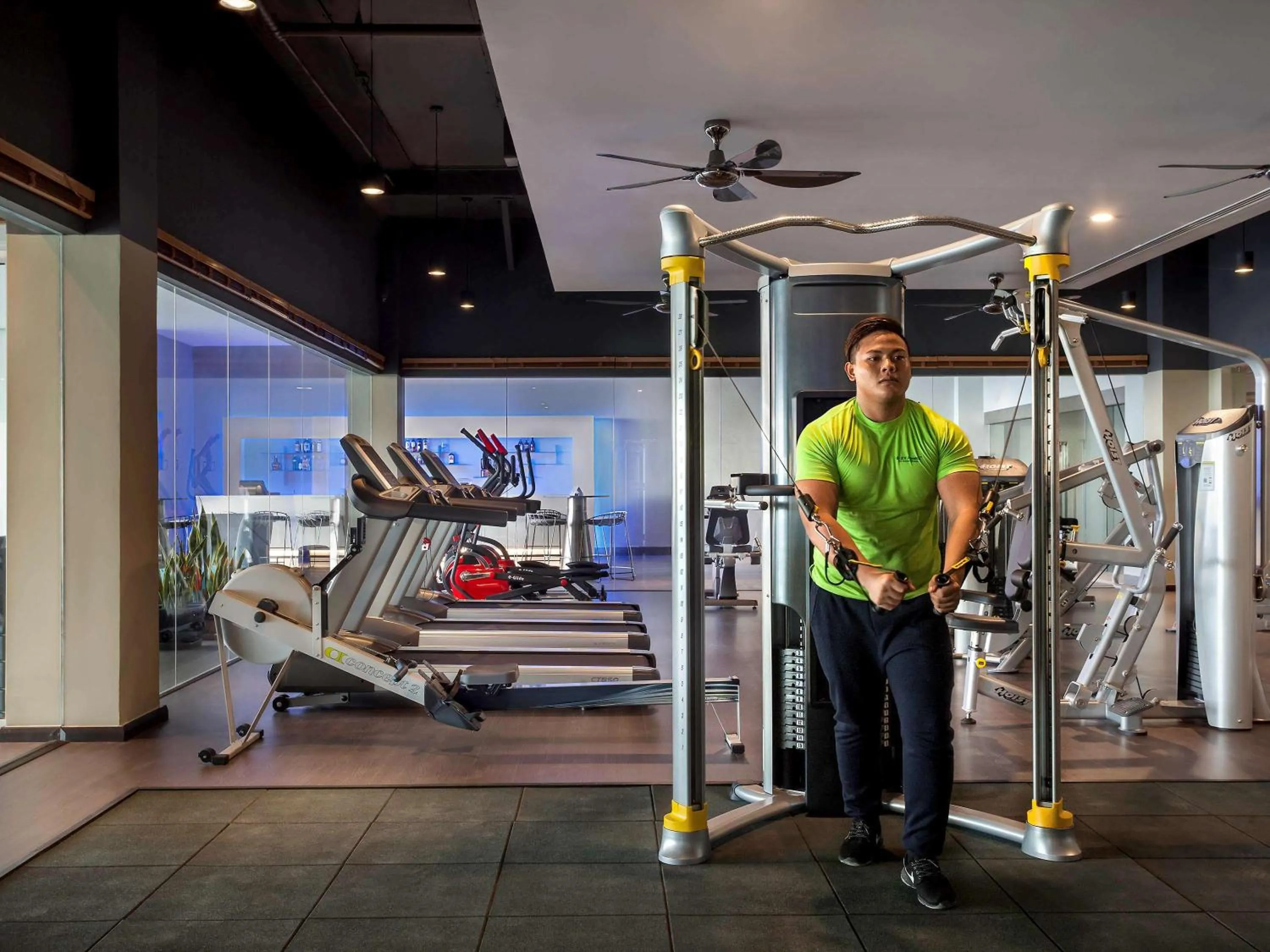 Fitness centre/facilities in Pullman Miri Waterfront