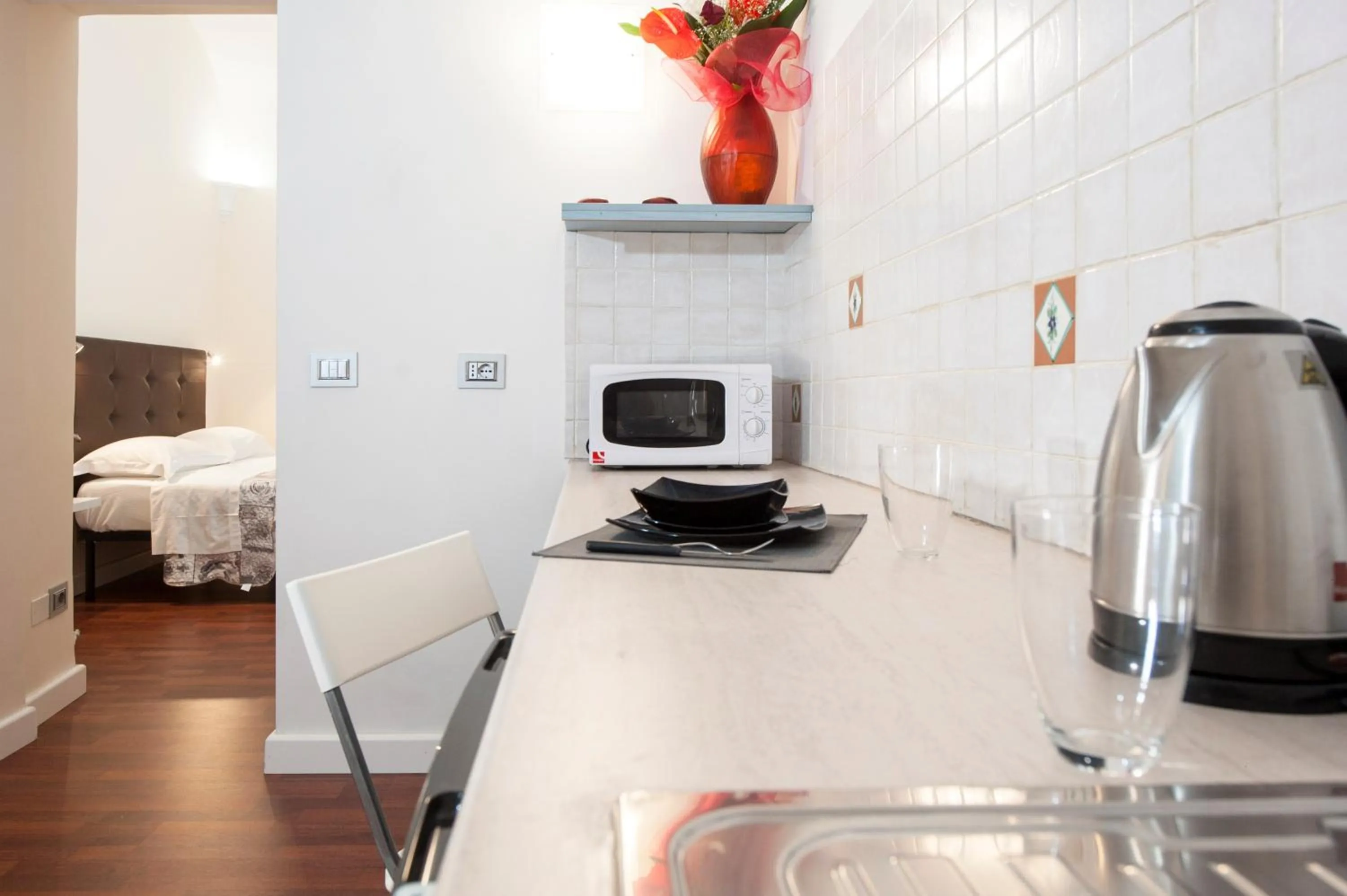 Kitchen or kitchenette in Trinity Luxury Rooms