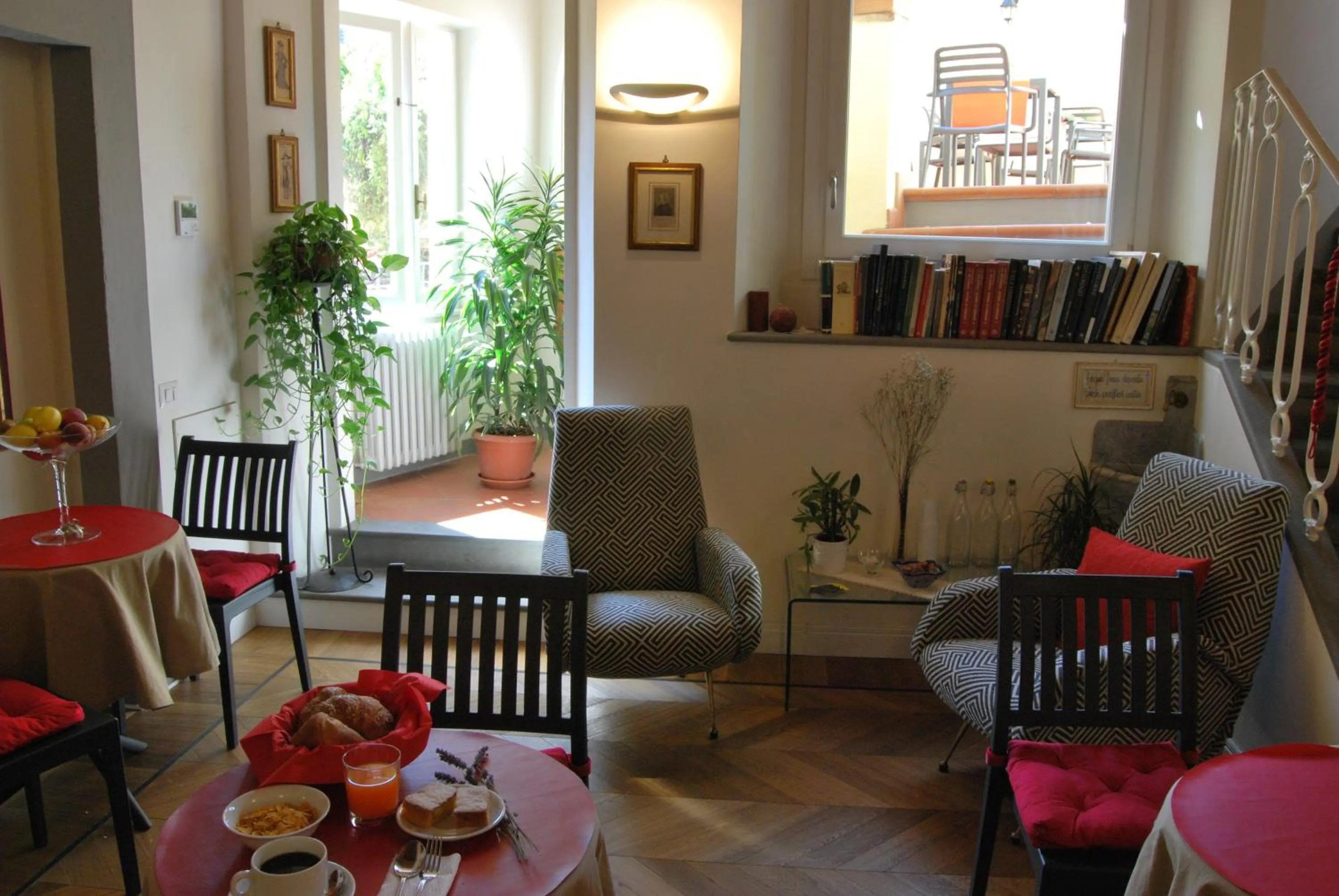 Seating area in B&B Isola d'Arno