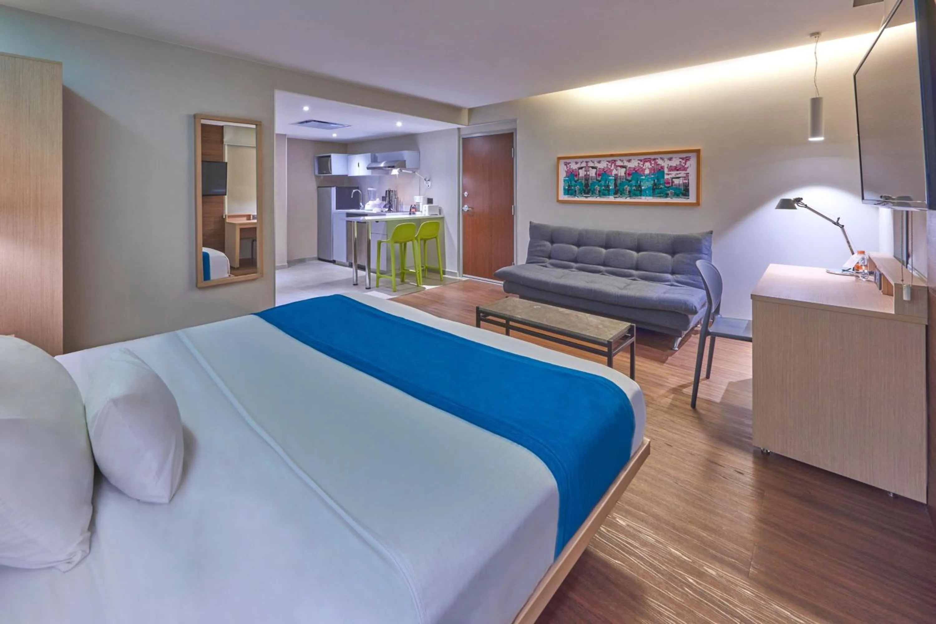 Bedroom in City Express Suites by Marriott Playa del Carmen