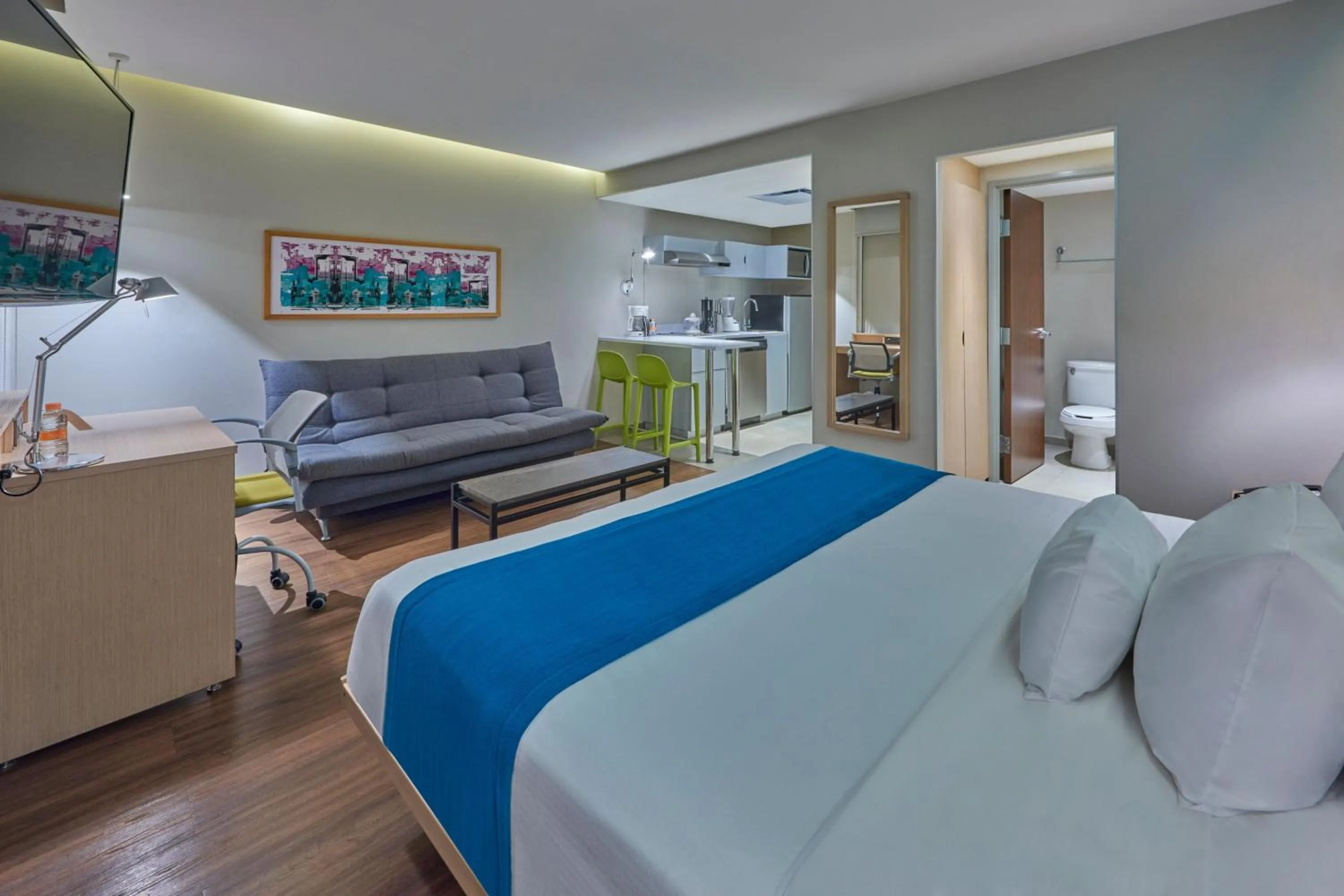Bedroom in City Express Suites by Marriott Playa del Carmen