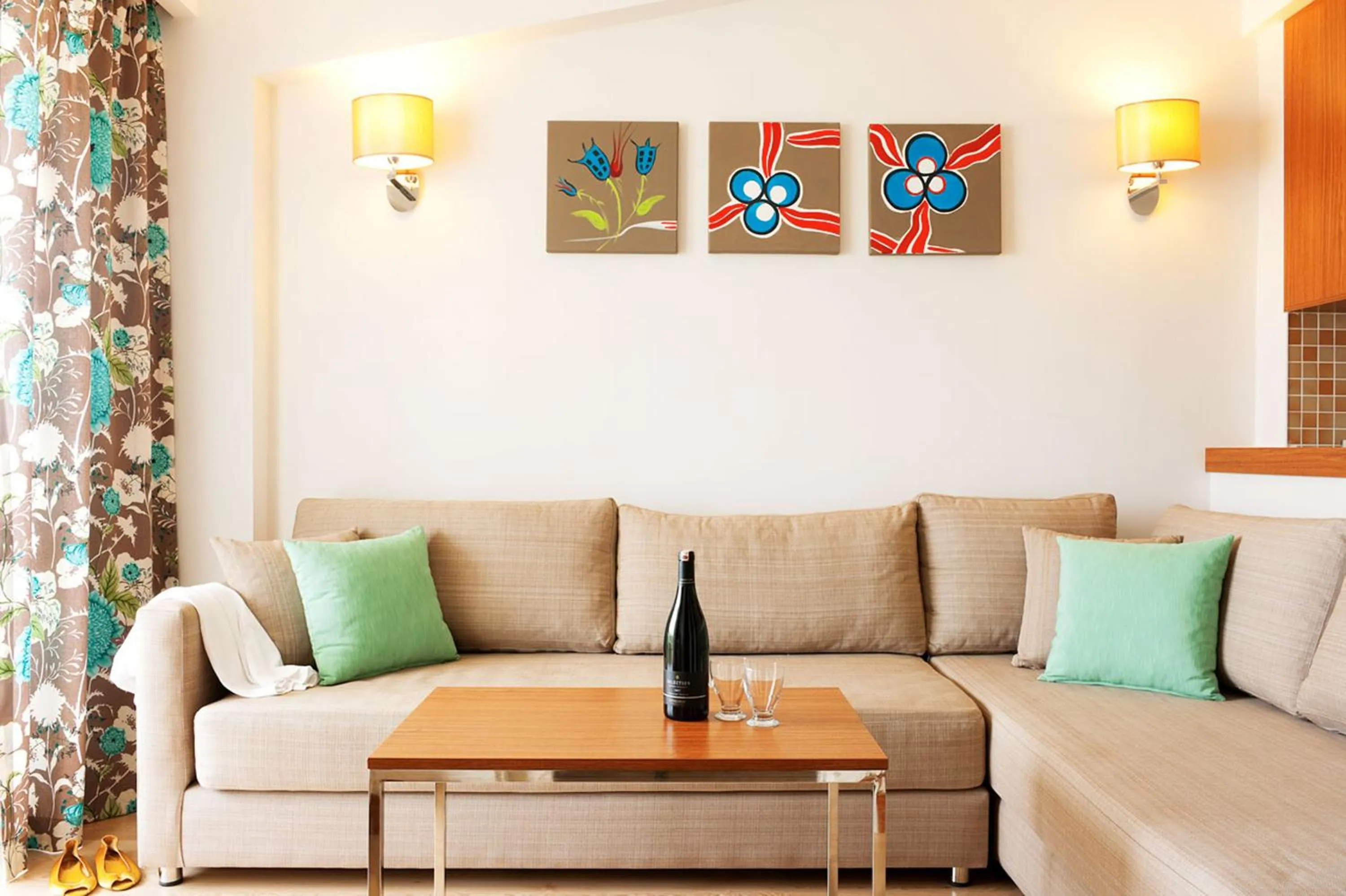 Living room in Calimera Side Resort