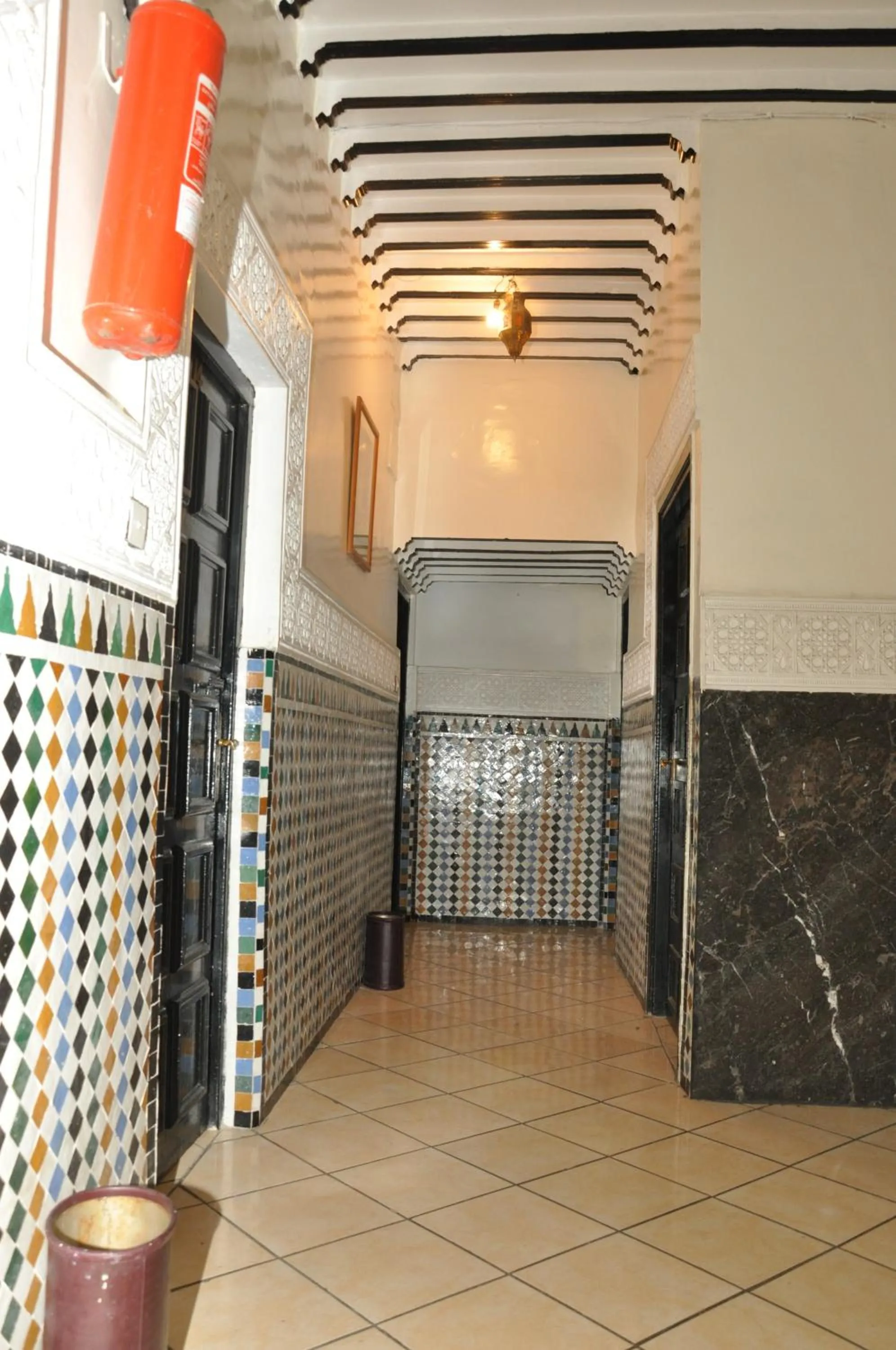 Decorative detail in Hotel Boustane