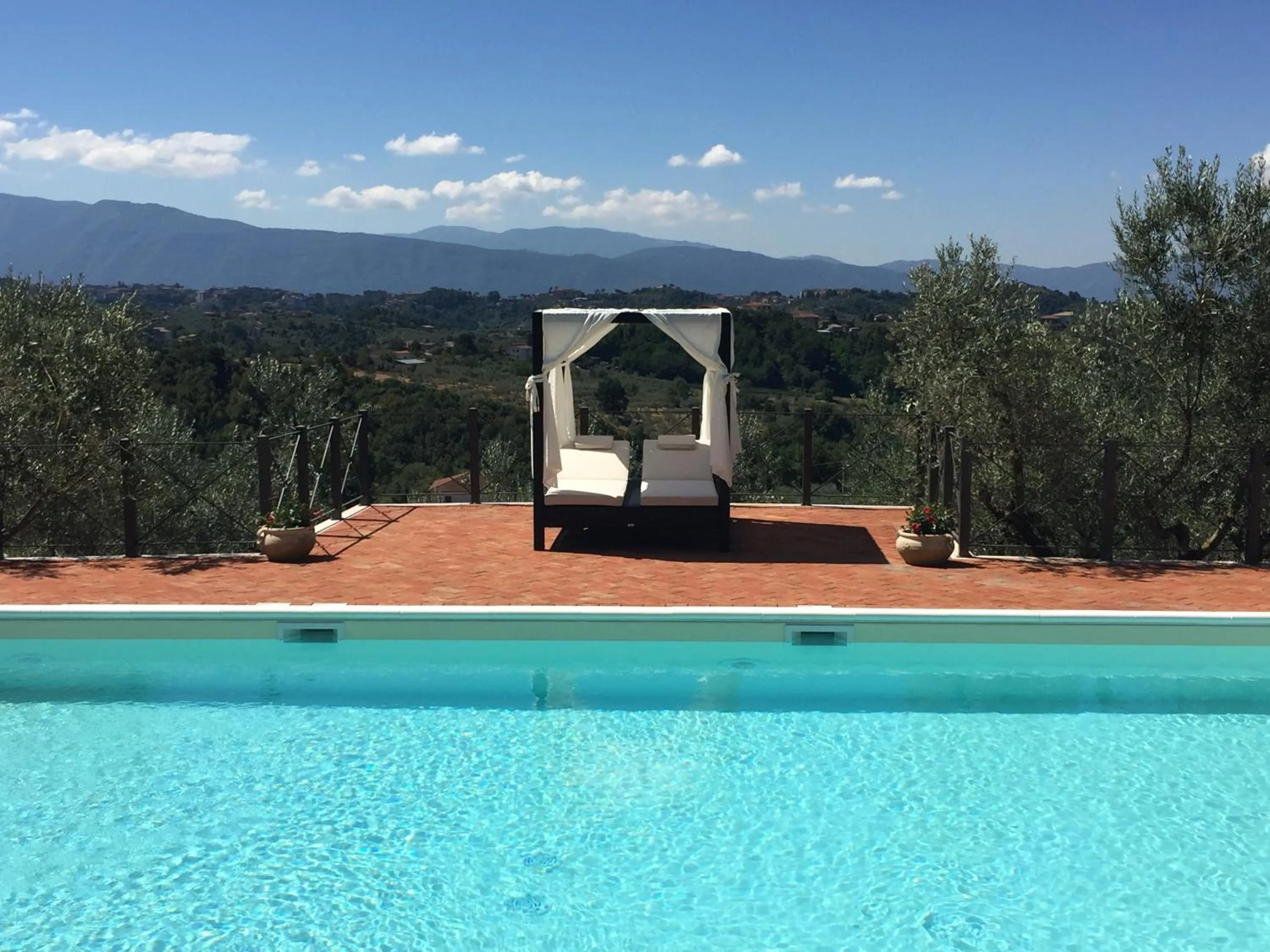 Pool view in Casale San Pietro