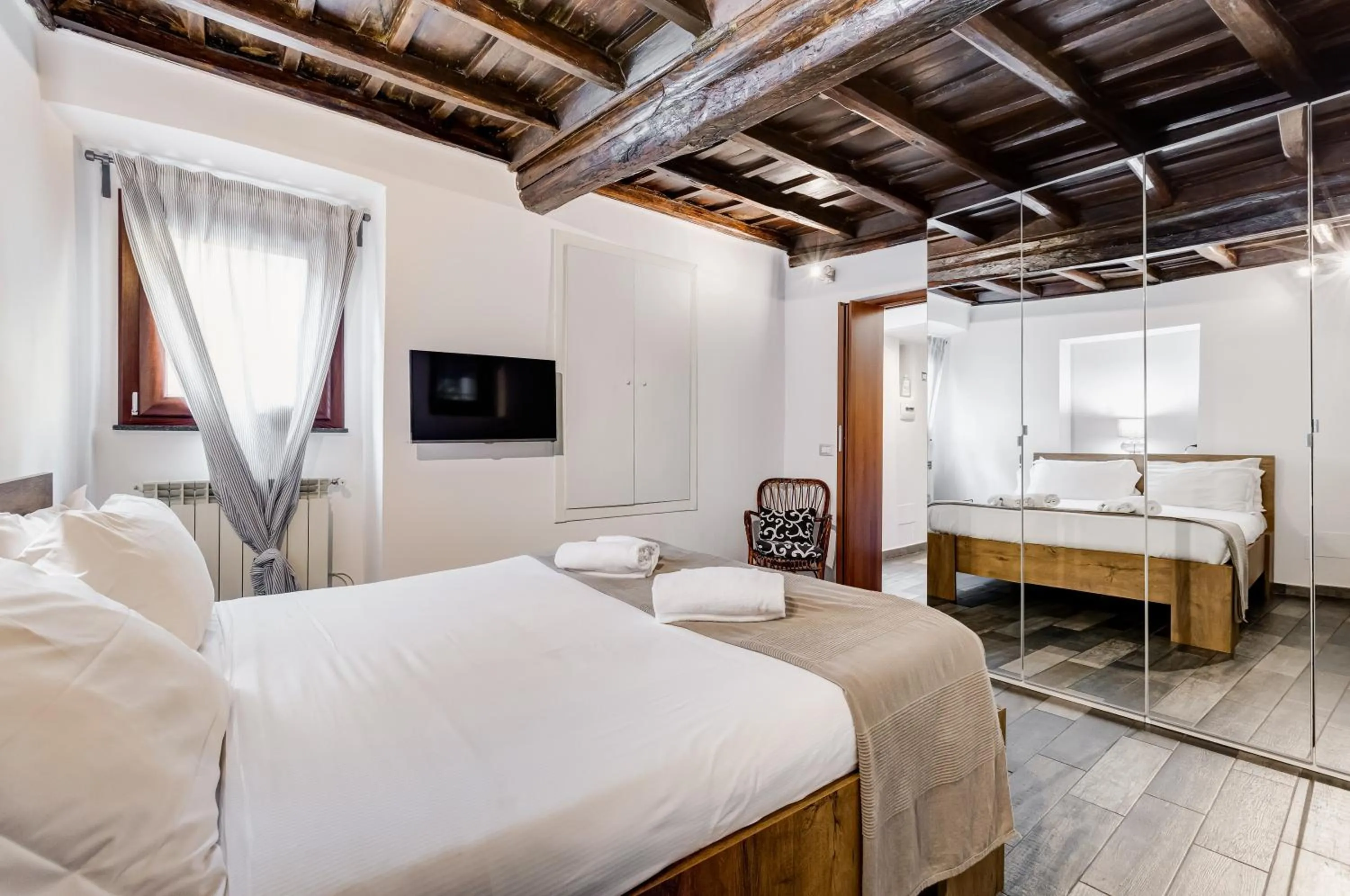 Bed in Chiavari Apartment