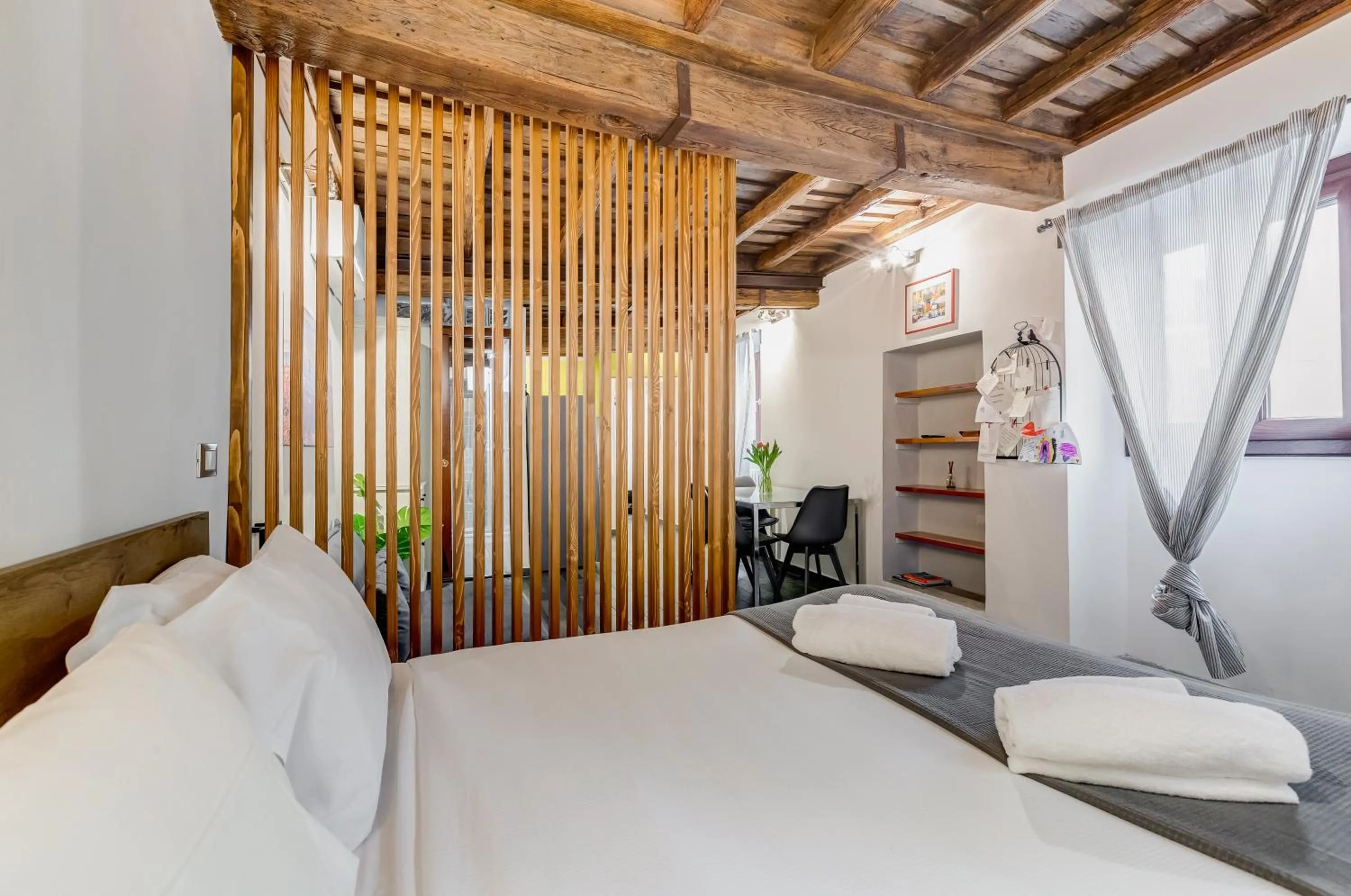 Bed in Chiavari Apartment