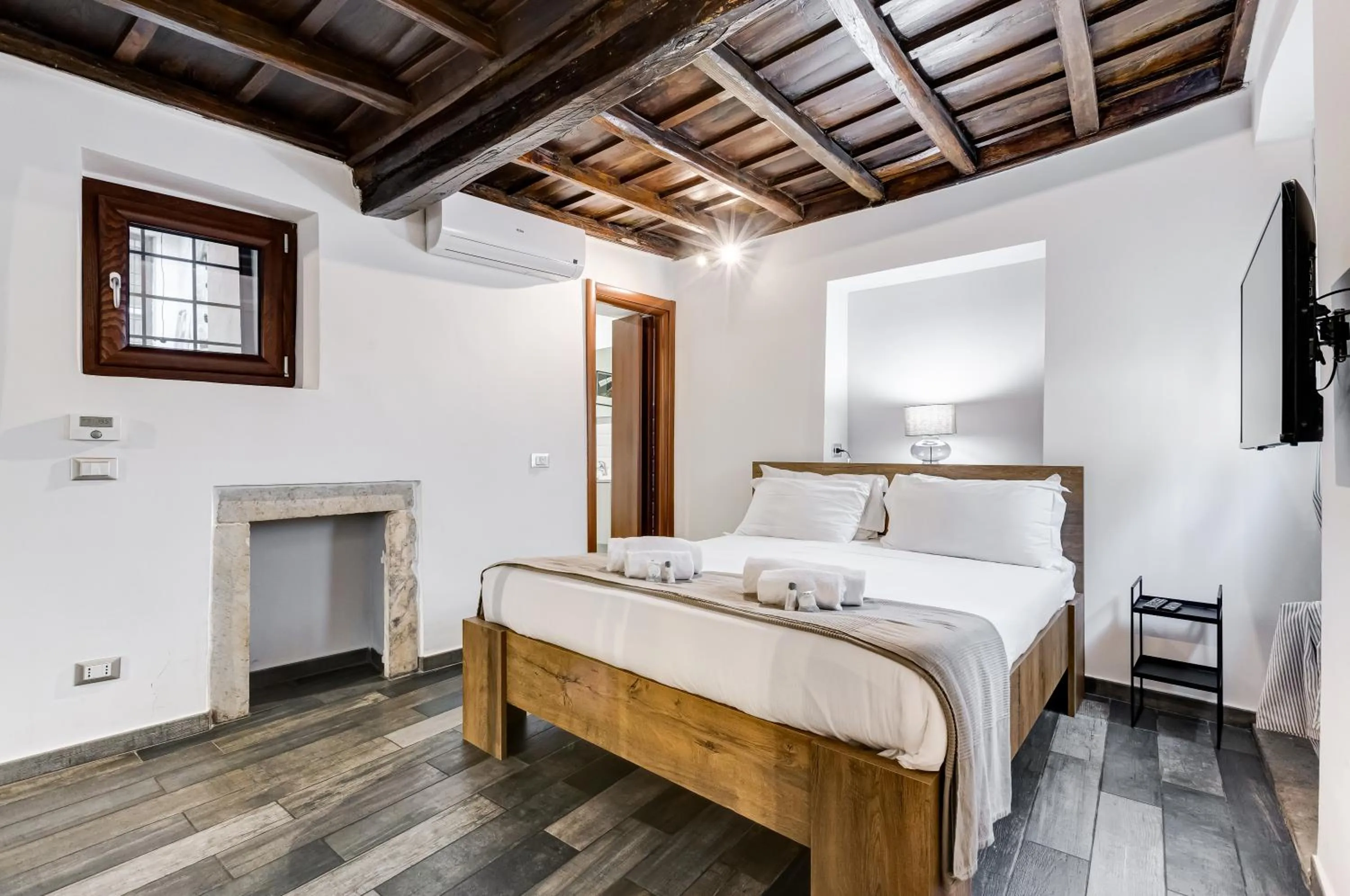 Bed in Chiavari Apartment