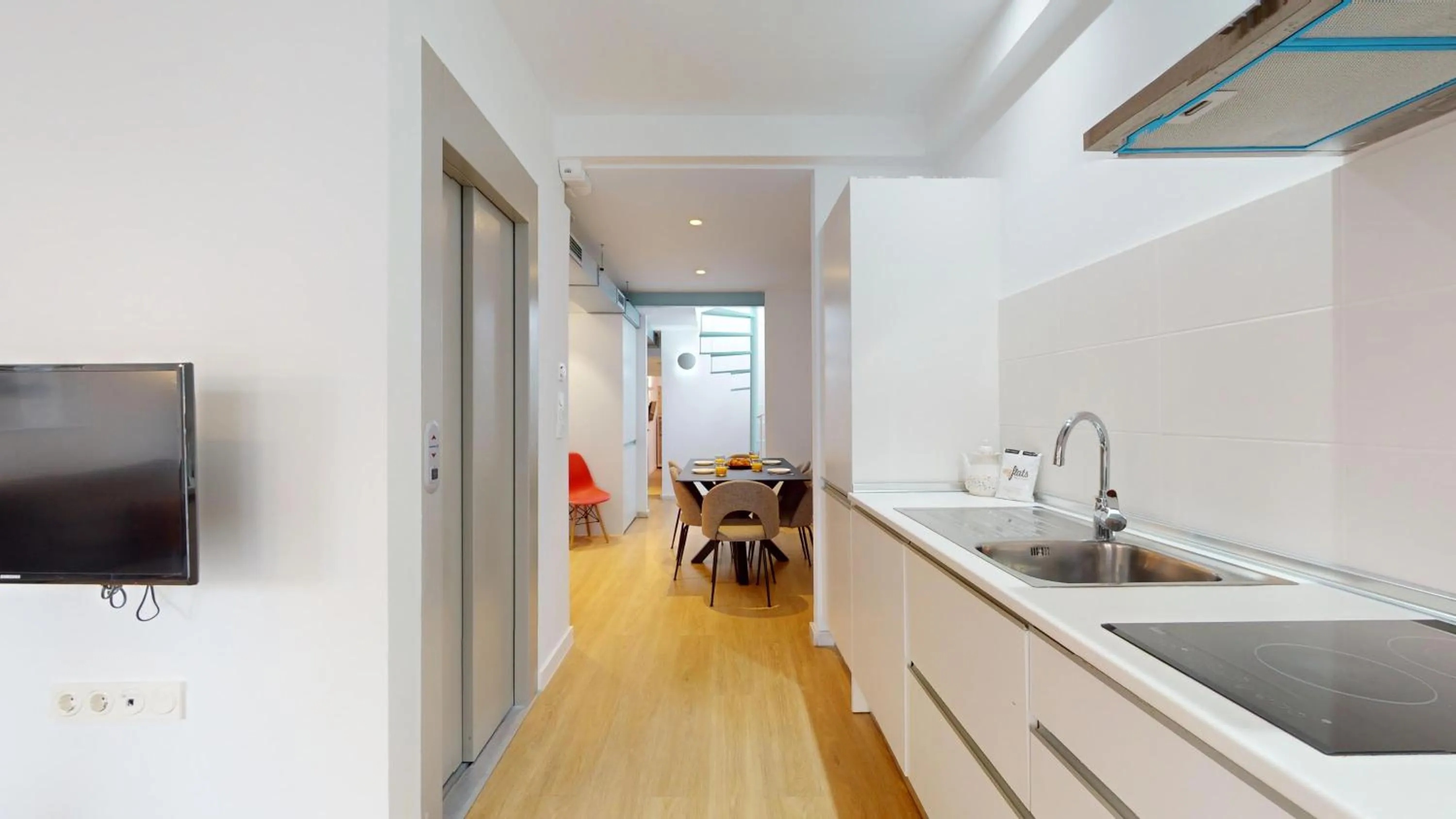 Kitchen or kitchenette in MyFlats Luxury City Center