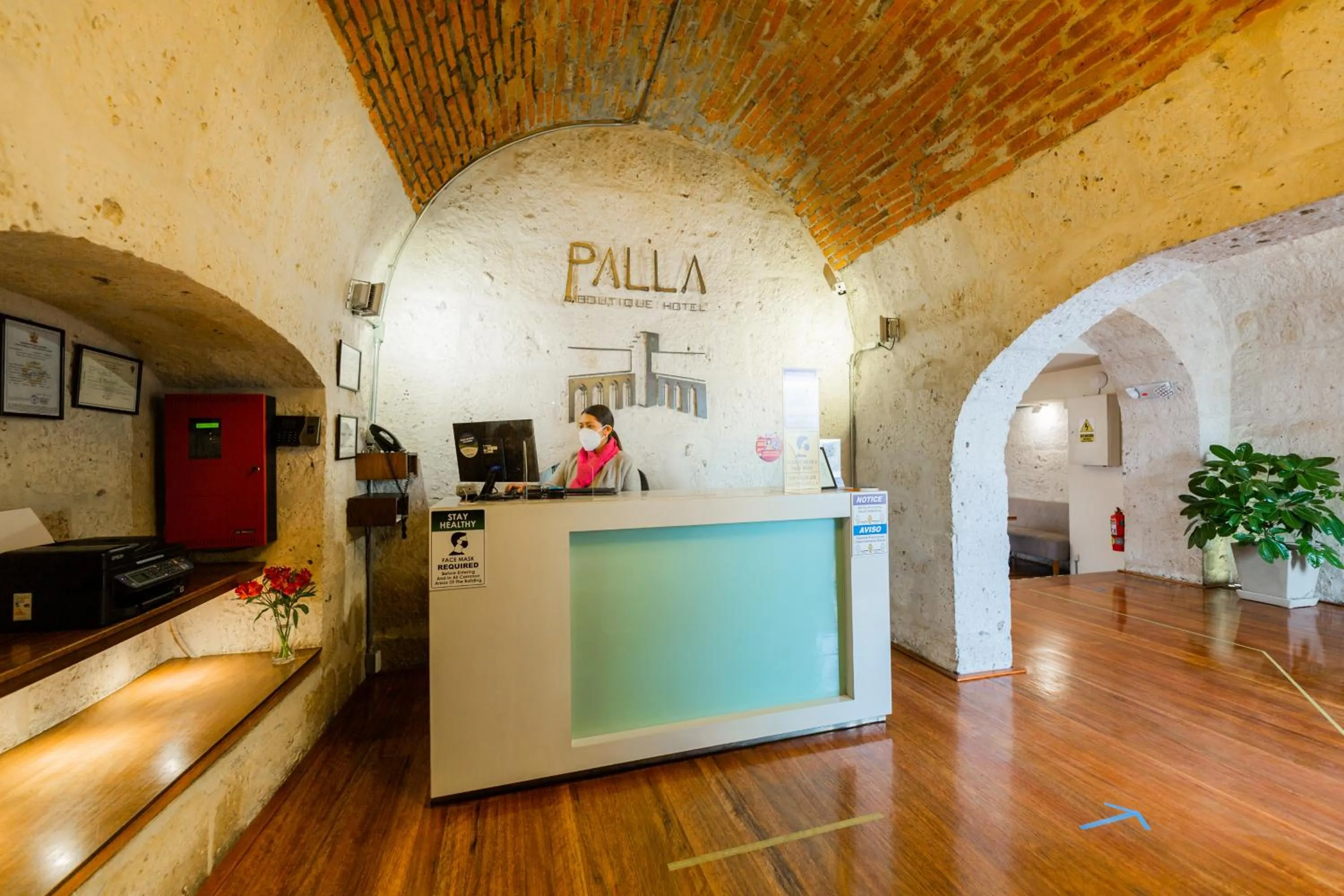 Lobby or reception in Palla Boutique Hotel