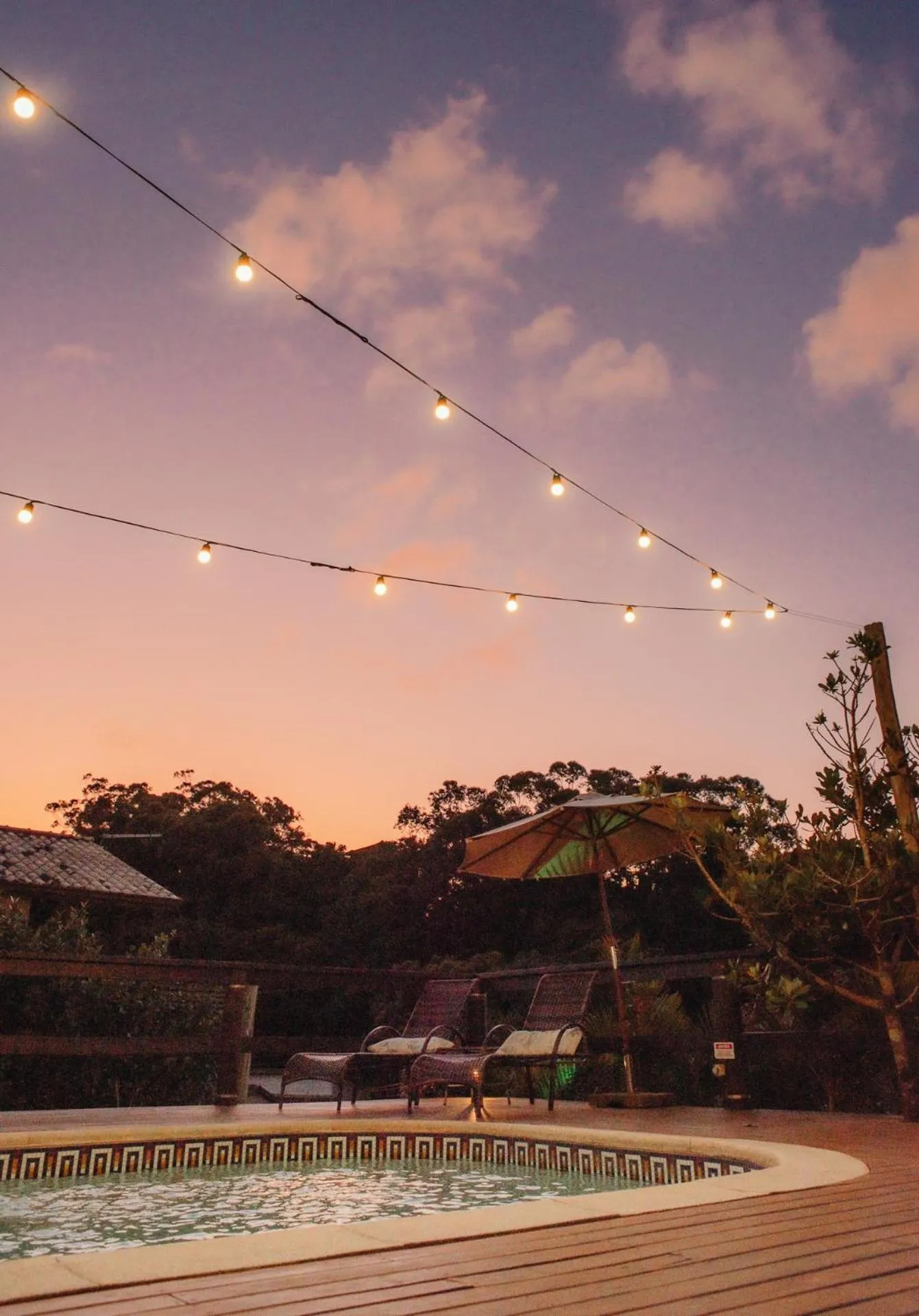 Swimming pool in Pousada Villa Seychelles