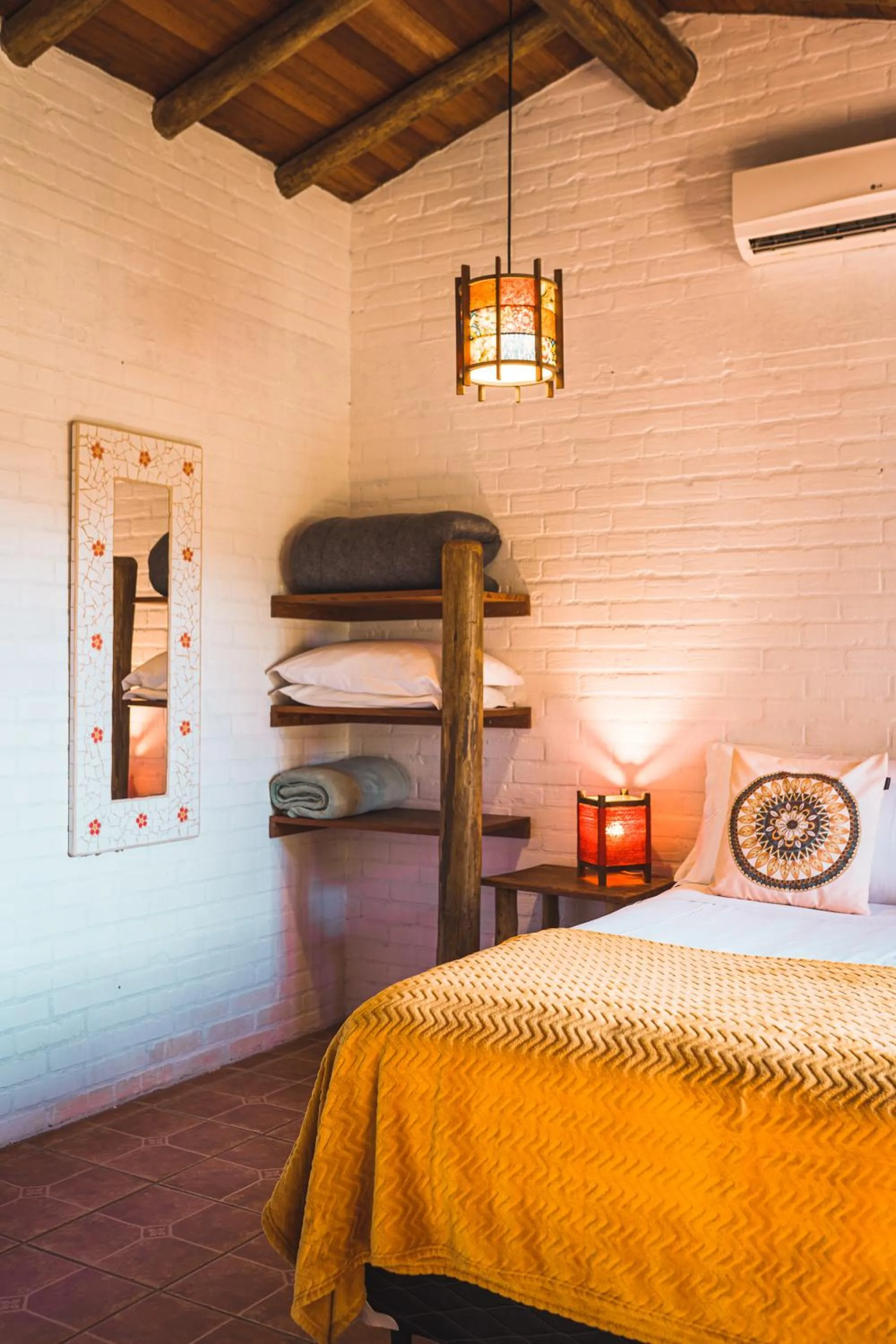 Bedroom, Bed in Pousada Villa Seychelles