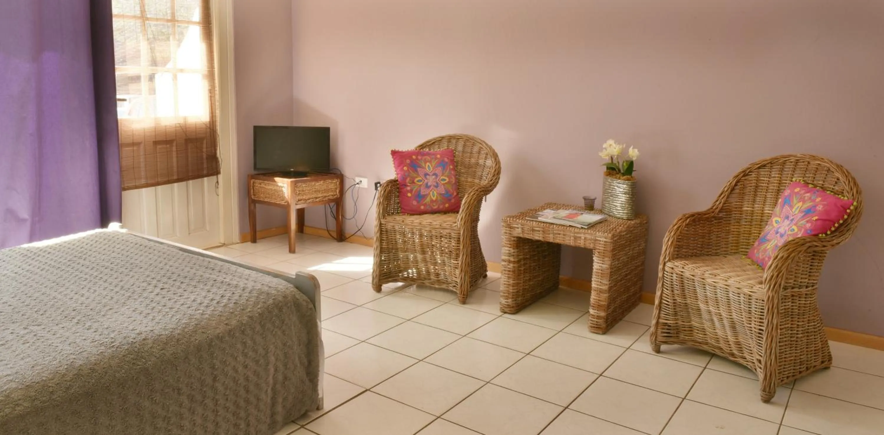 Living room, Bed in Pega Pega Apartments