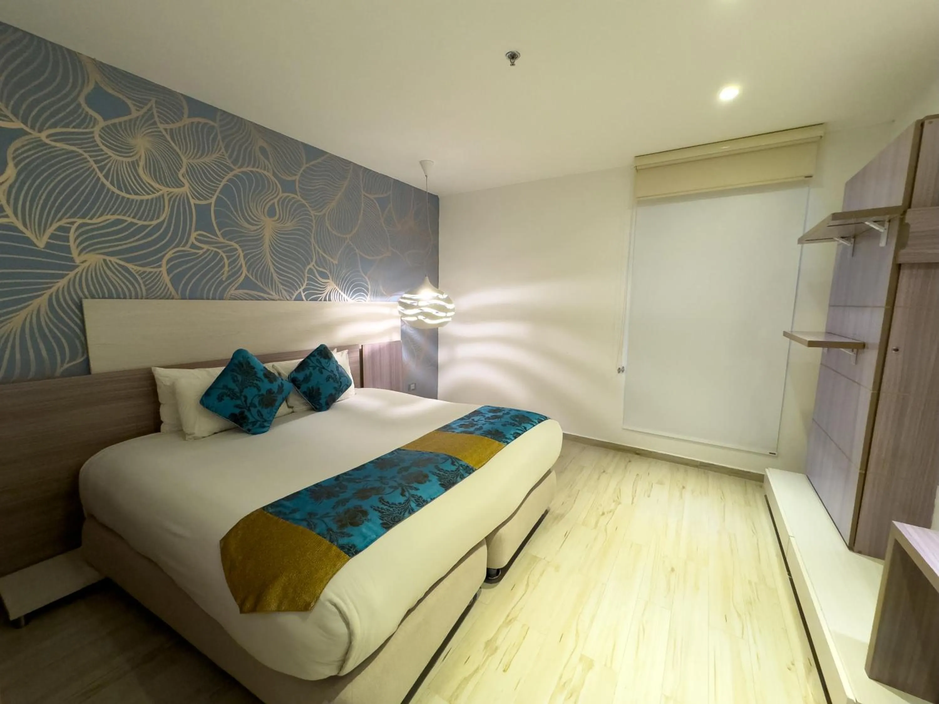 Bed in Hotel Catedral Plaza