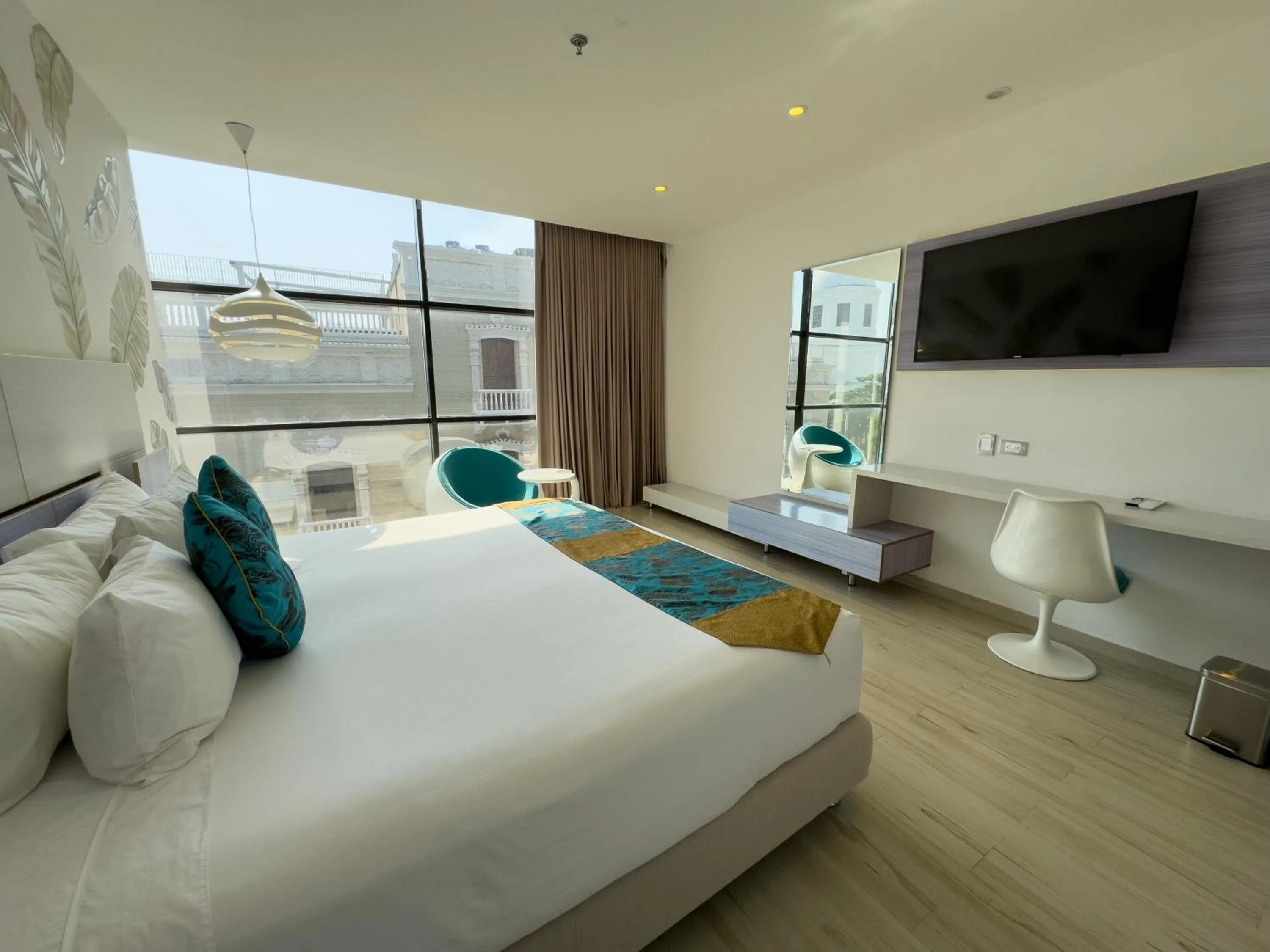 Bed in Hotel Catedral Plaza