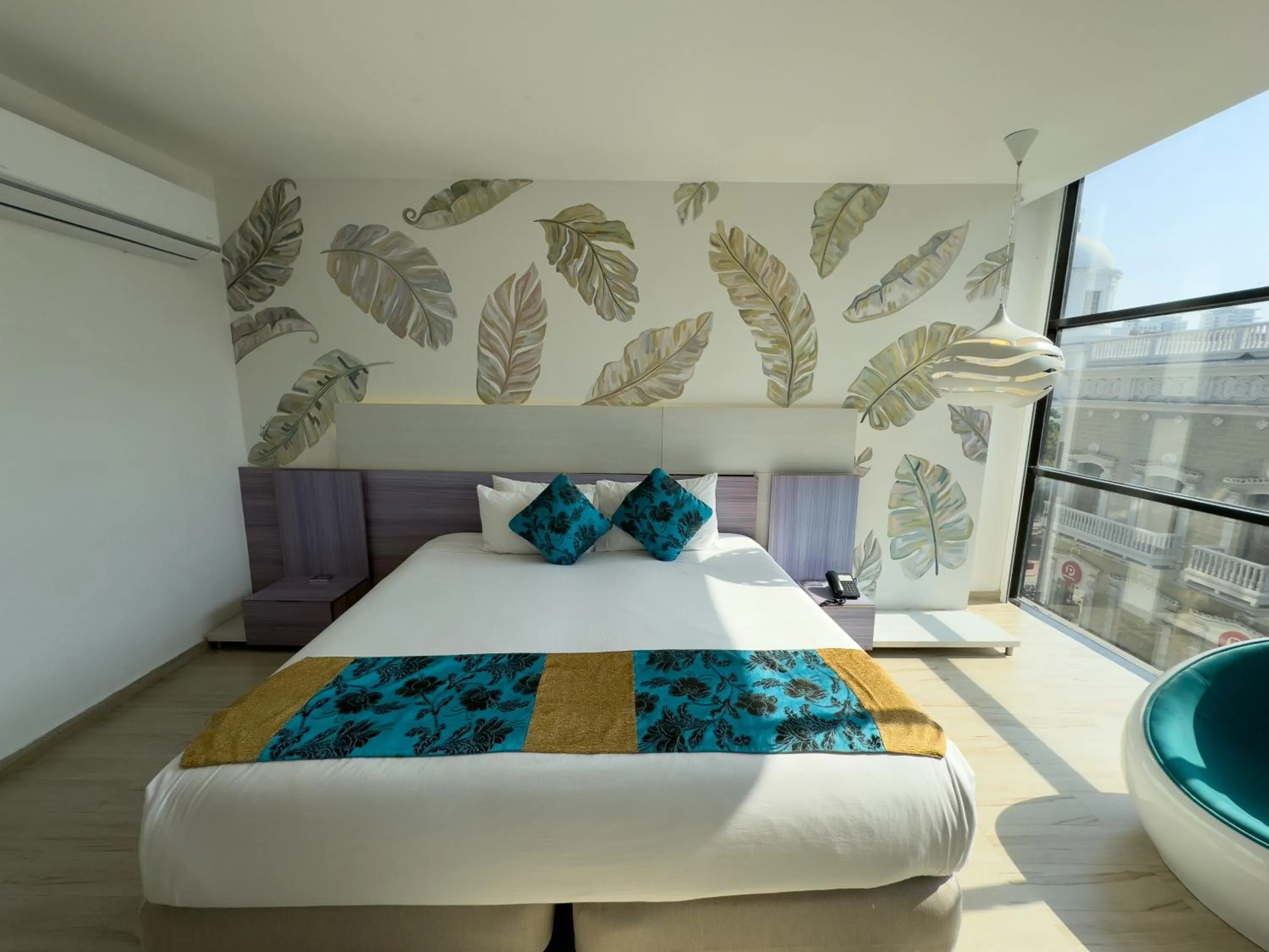 Bed in Hotel Catedral Plaza